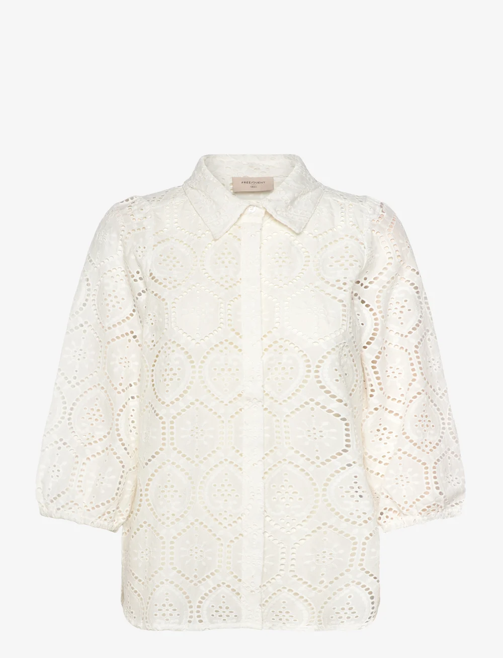 FREE/QUENT - Shirt - pikkade varrukatega särgid - star off-white - 0