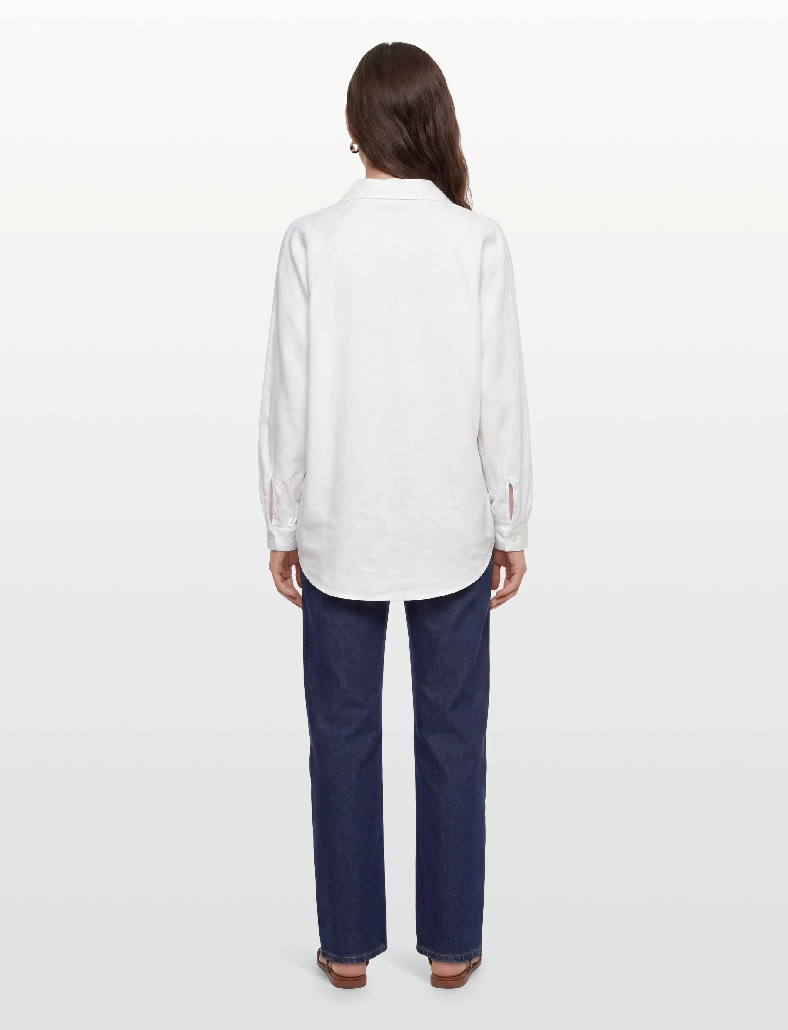 FREE/QUENT - FQLAVA-SHIRT - linneskjortor - brilliant white - 4
