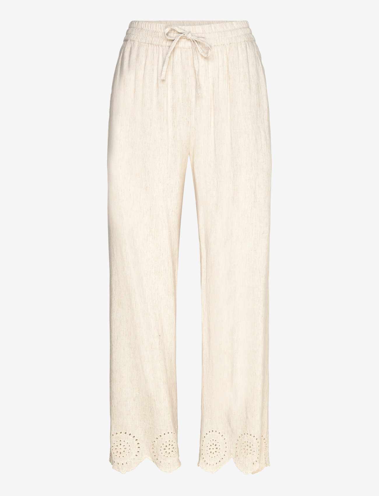 FREE/QUENT - Pants  - vida byxor - moonbeam melange - 1