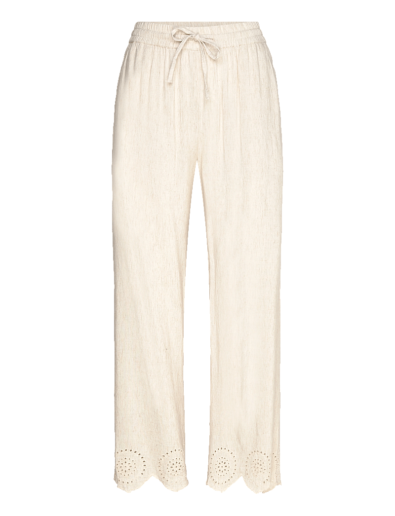 FREE/QUENT - Pants - vida byxor - moonbeam melange - 1