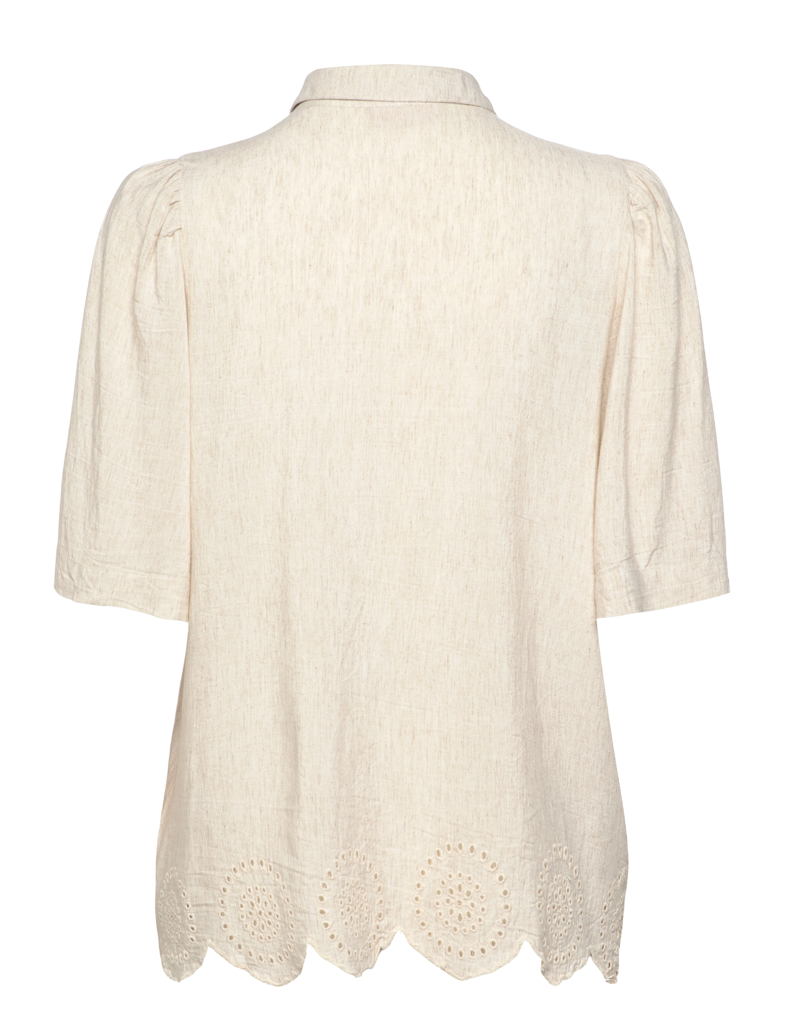 FREE/QUENT - Blouse from Freequent in a soft material. The blouse has lovely front buttons, s - moonbeam melange - 2