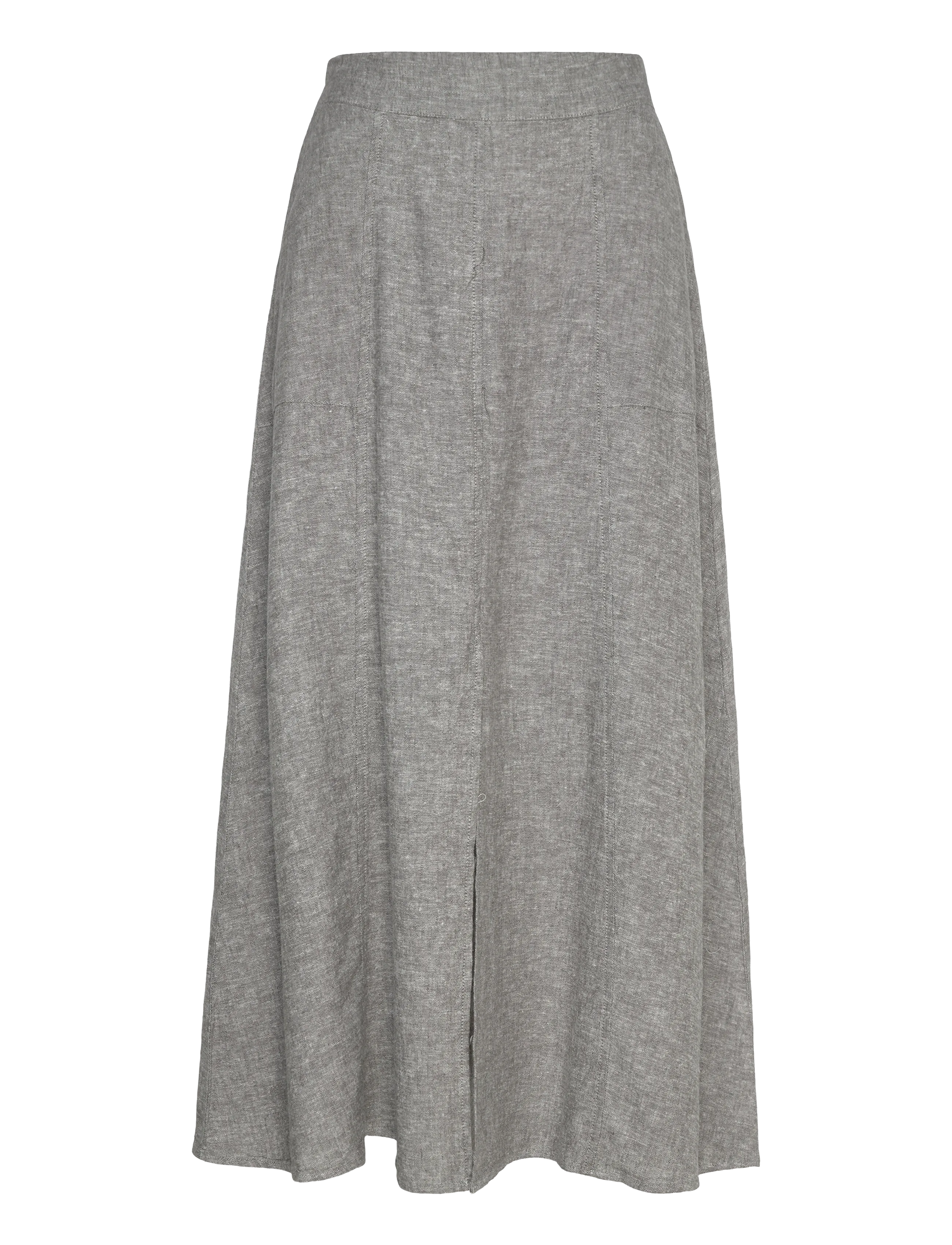 FREE/QUENT FQLAVA-SKIRT - Maxi nederdele - MOREL MELANGE / grey