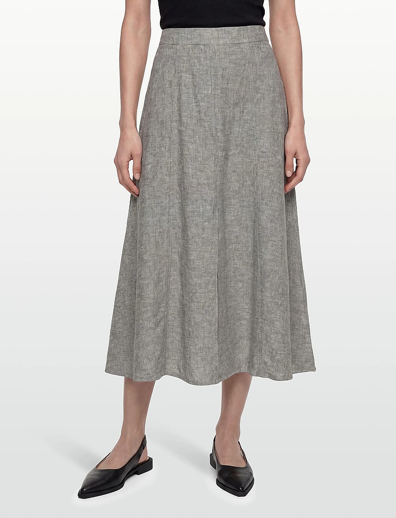 FREE/QUENT - FQLAVA-SKIRT - maxi röcke - morel melange - 3