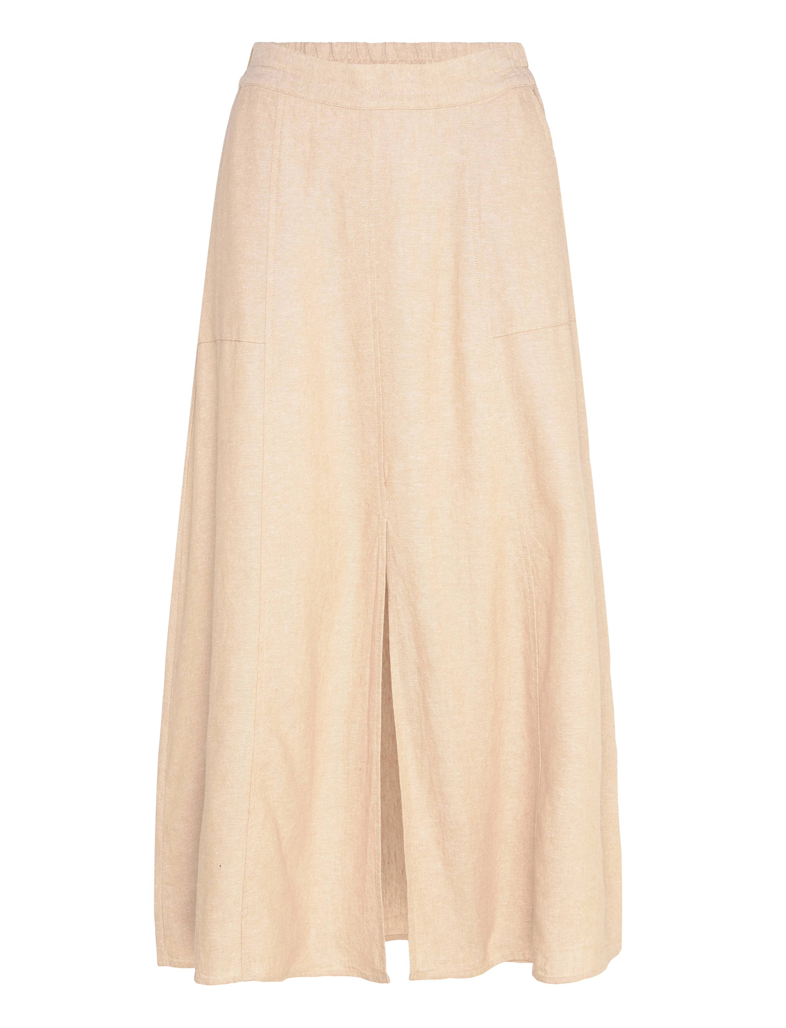 FREE/QUENT FQLAVA-SKIRT - Maxi nederdele - SAND MELANGE / beige