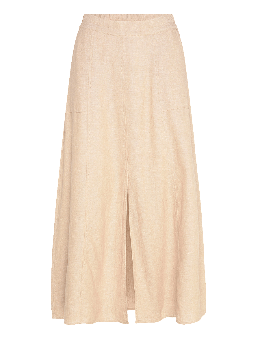 FREE/QUENT - FQLAVA-SKIRT - ilgi sijonai - sand melange - 1