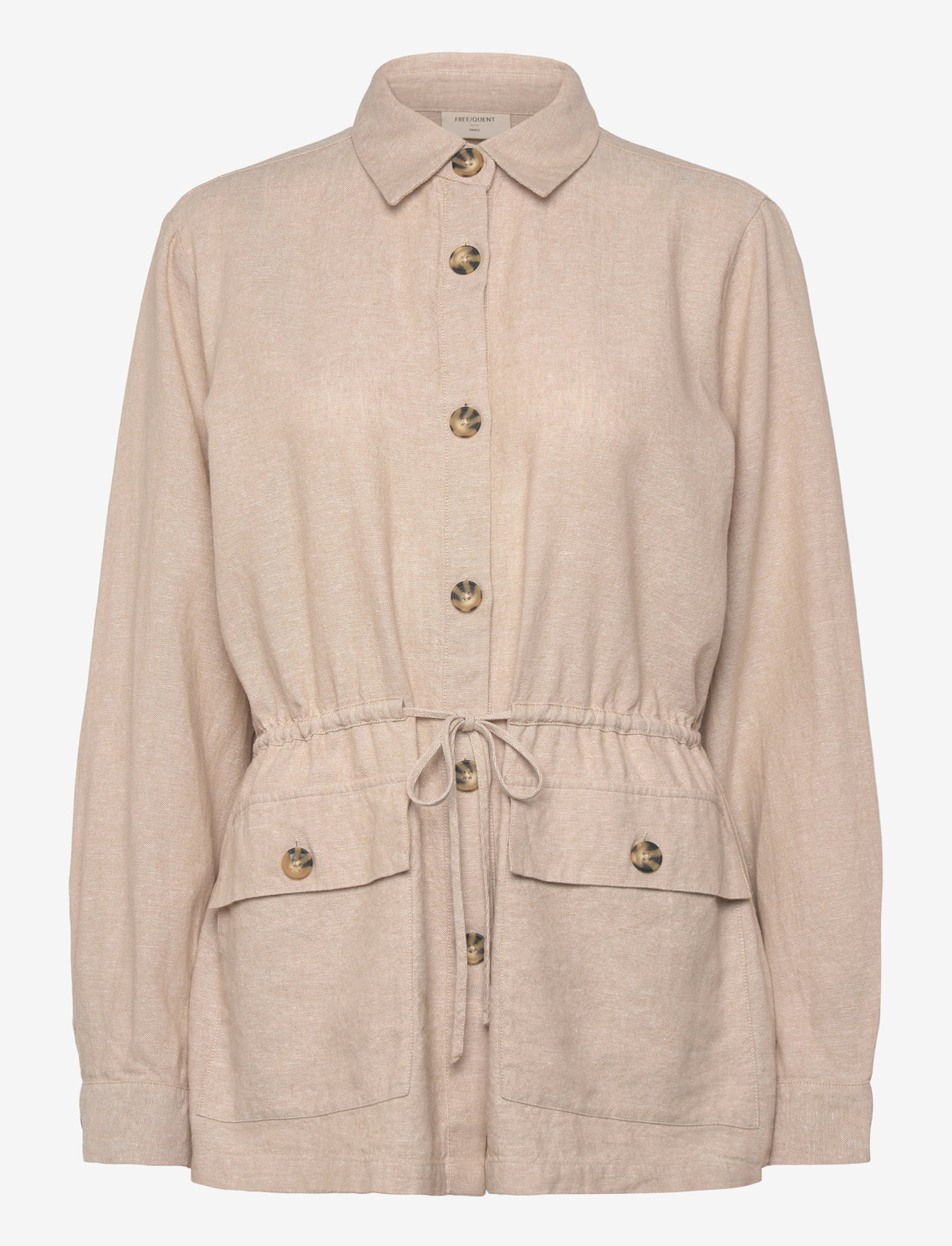 FREE/QUENT - Jacket  - höstjackor - sand melange - 0