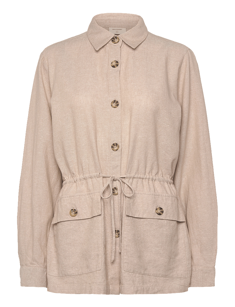 FREE/QUENT - Jacket - höstjackor - sand melange - 0