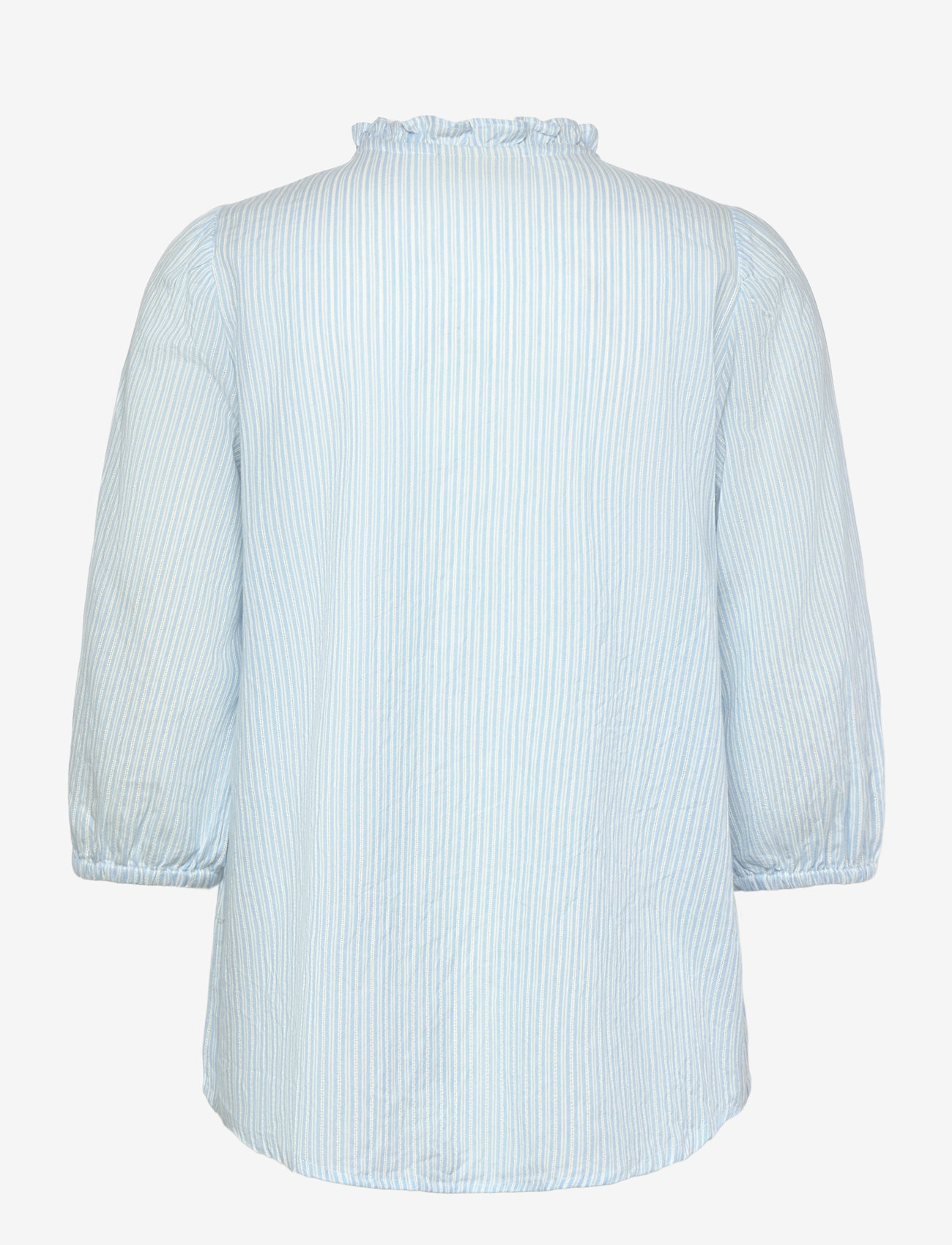FREE/QUENT - FQROLLY-BLOUSE - langärmlige blusen - chambray blue w star off-white - 2