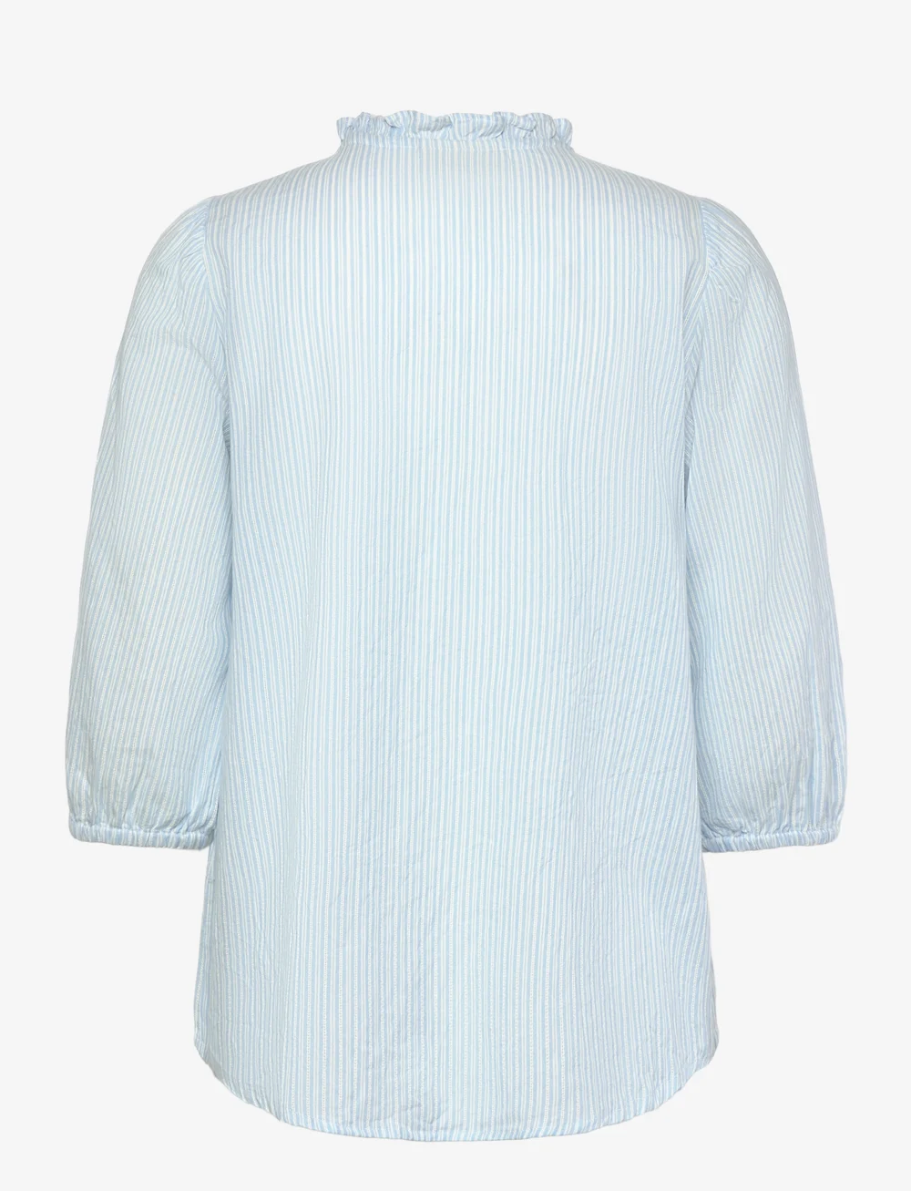 FREE/QUENT - FQROLLY-BLOUSE - långärmade blusar - chambray blue w star off-white - 2