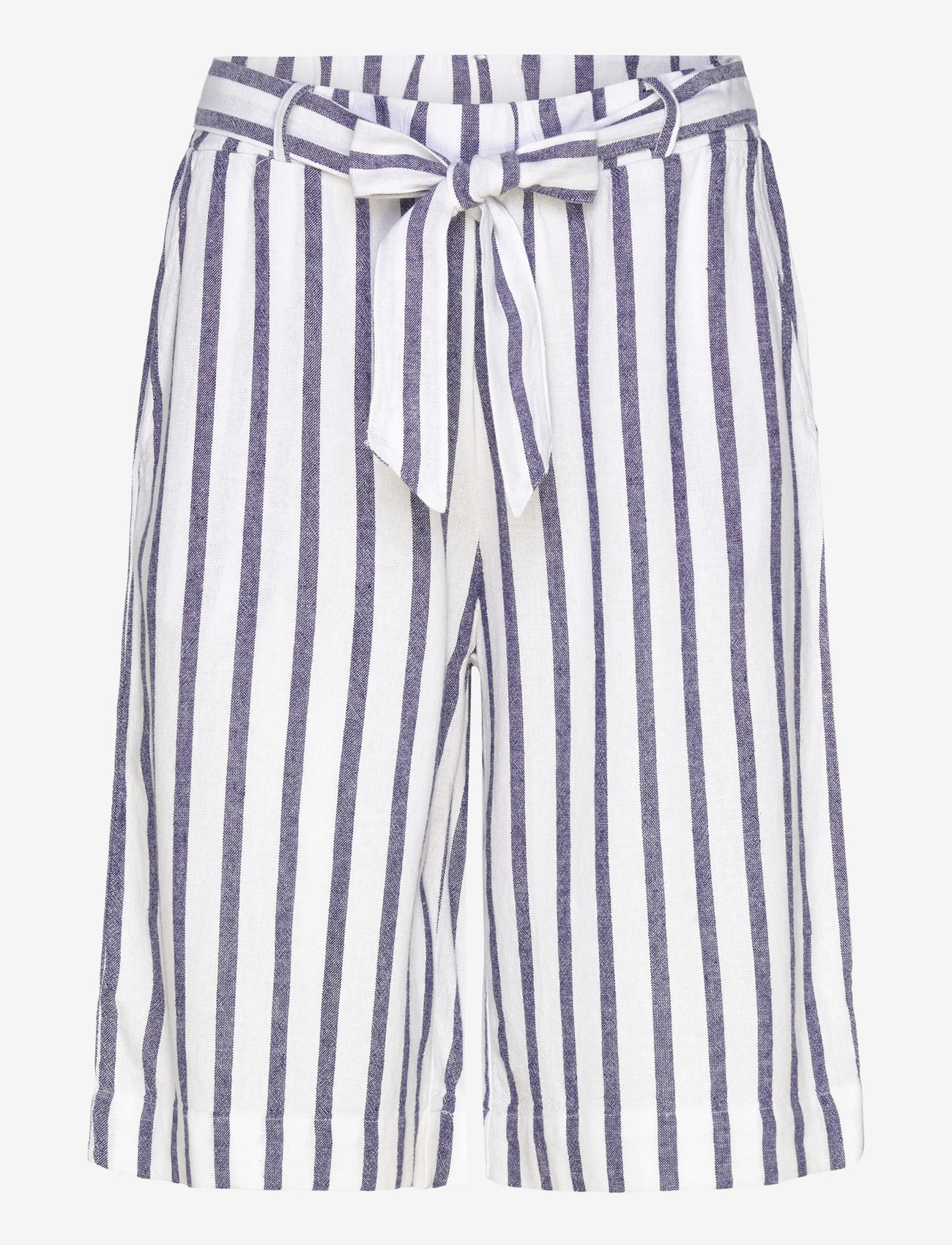 FREE/QUENT - Bermuda shorts  - bermudashorts - brilliant white w. deep ultram - 0