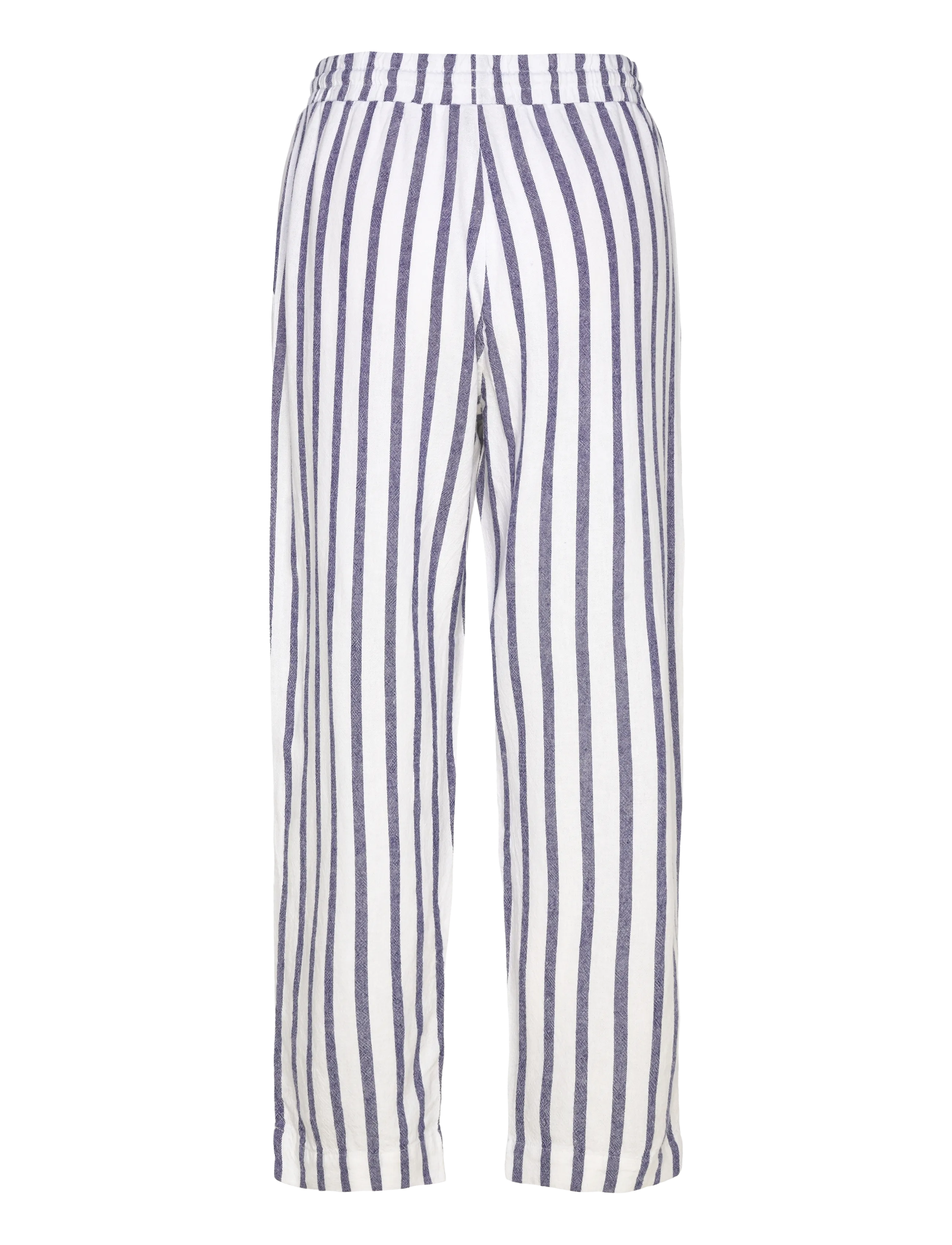 FREE/QUENT - Pants - tiesaus kirpimo kelnės - brilliant white w deep ultrama - 2