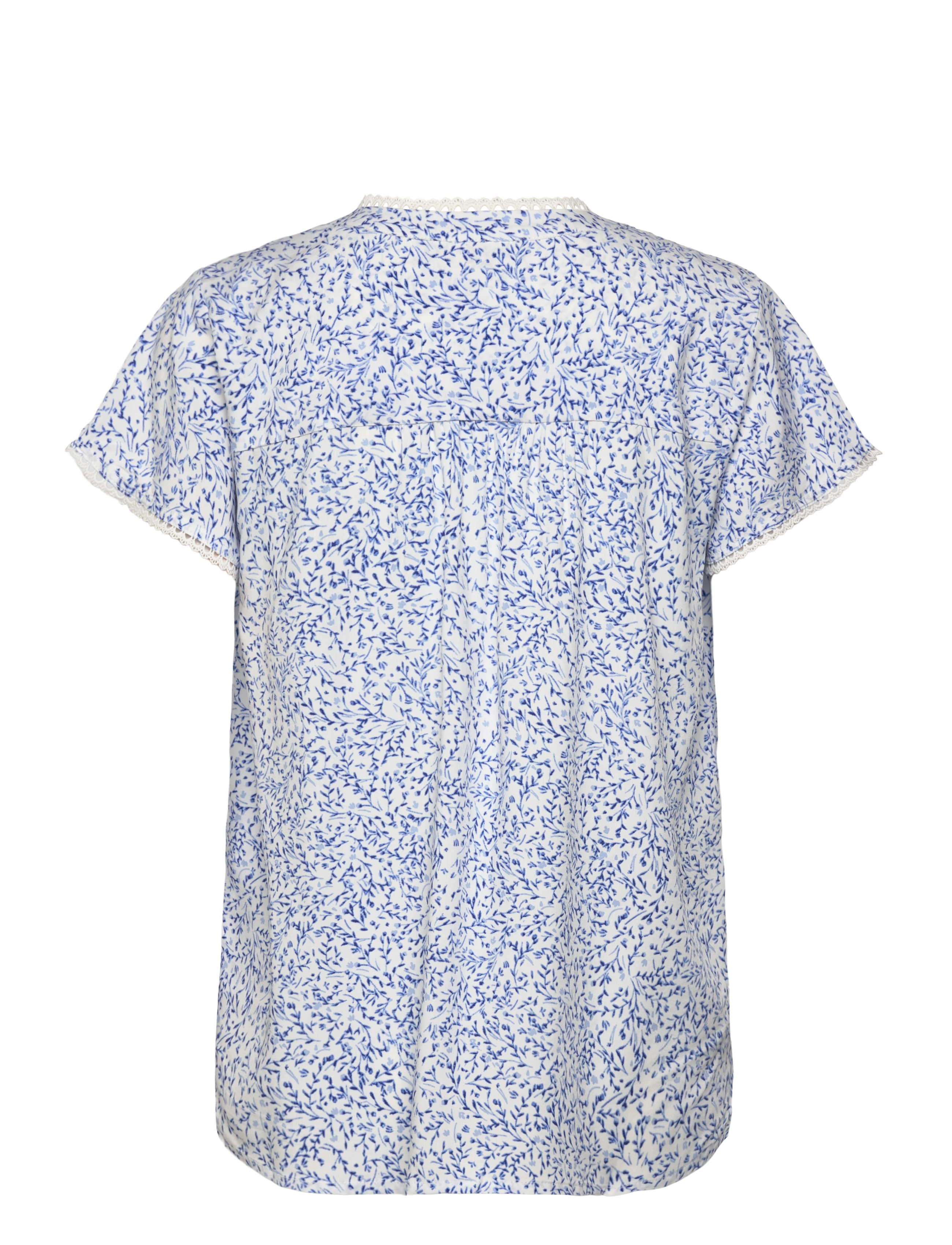 FREE/QUENT - Blouse  - palaidinės be rankovių - brilliant white w deep ultrama - 1