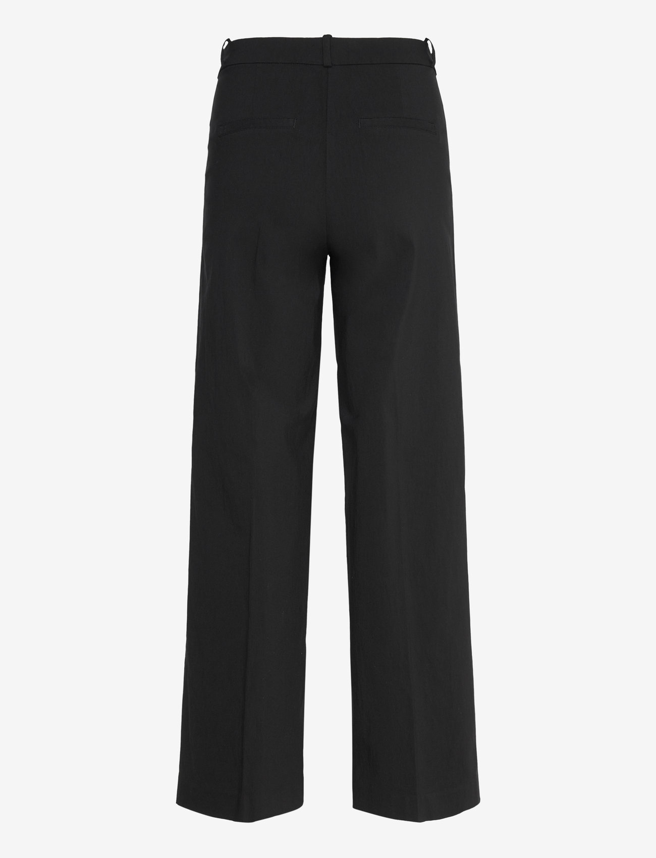 FREE/QUENT - FQSOLVEJ-PANTS - bukser med brede ben - black - 1