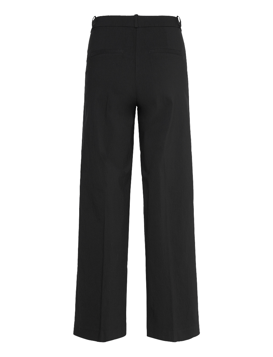 FREE/QUENT - FQSOLVEJ-PANTS - bukser med brede ben - black - 2