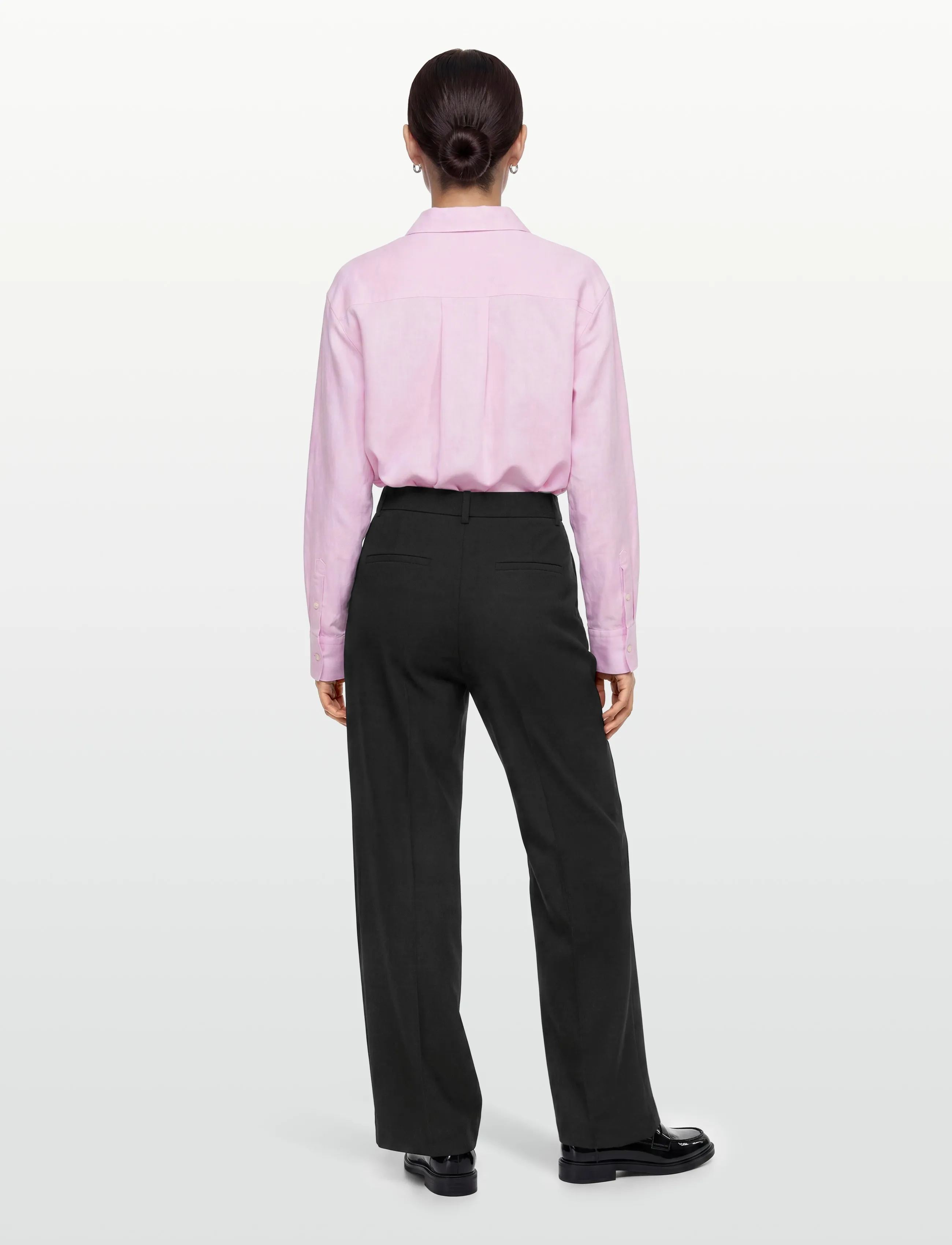 FREE/QUENT - FQSOLVEJ-PANTS - vida byxor - black - 4