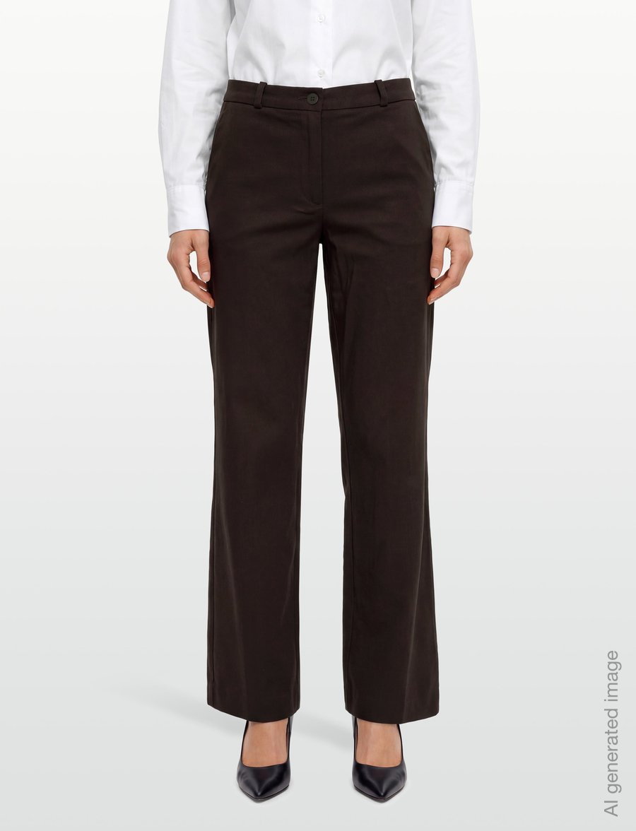 FREE/QUENT - FQSOLVEJ-PANTS - laia säärega püksid - mole - 3