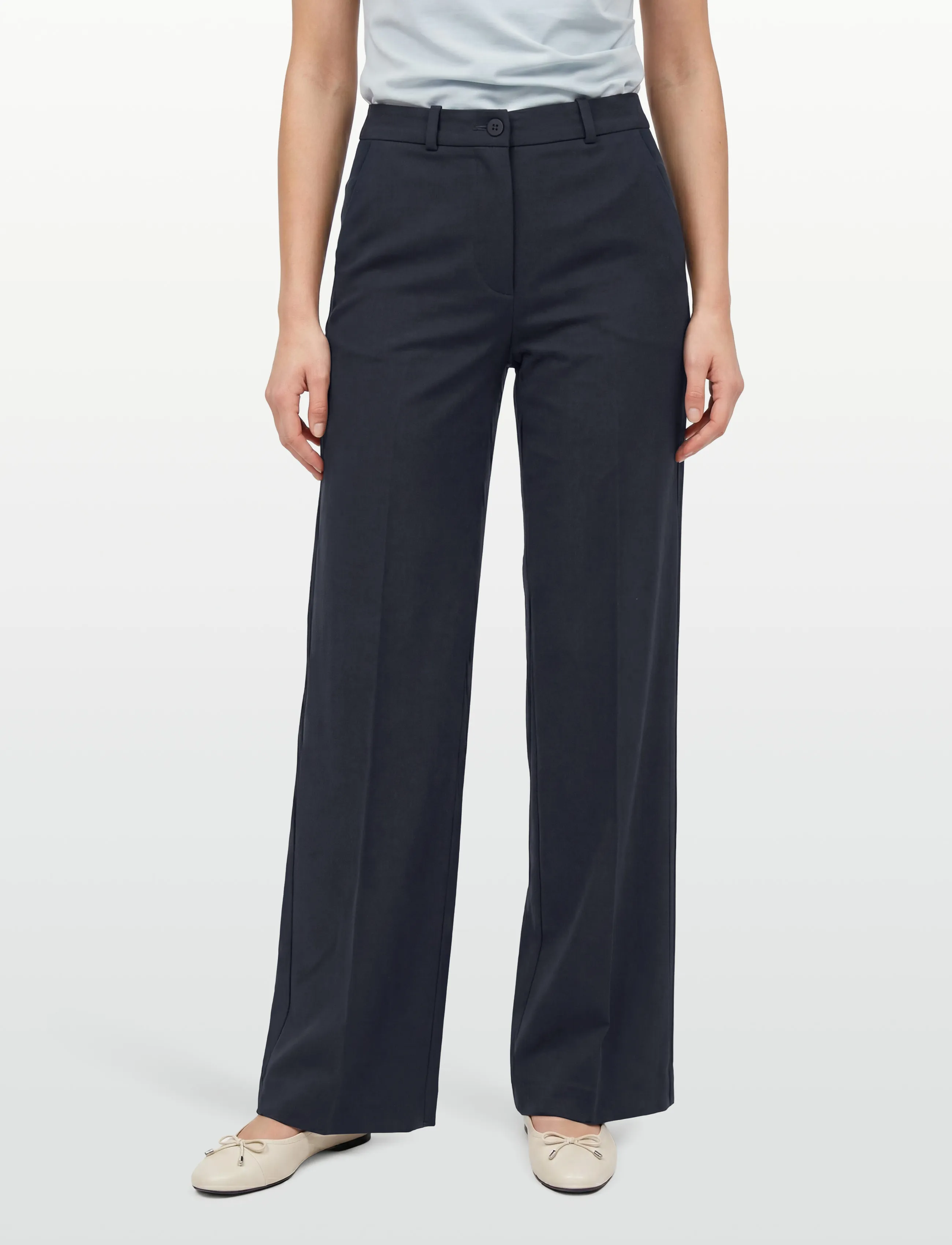 FREE/QUENT - FQSOLVEJ-PANTS - wide leg trousers - salute - 3
