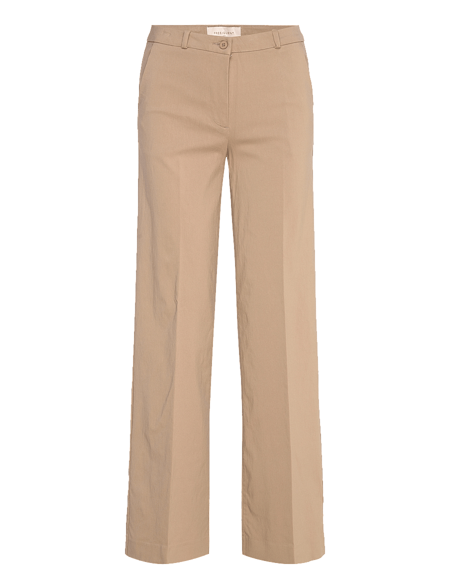 FREE/QUENT - FQSOLVEJ-PANTS - laia säärega püksid - silver mink - 1