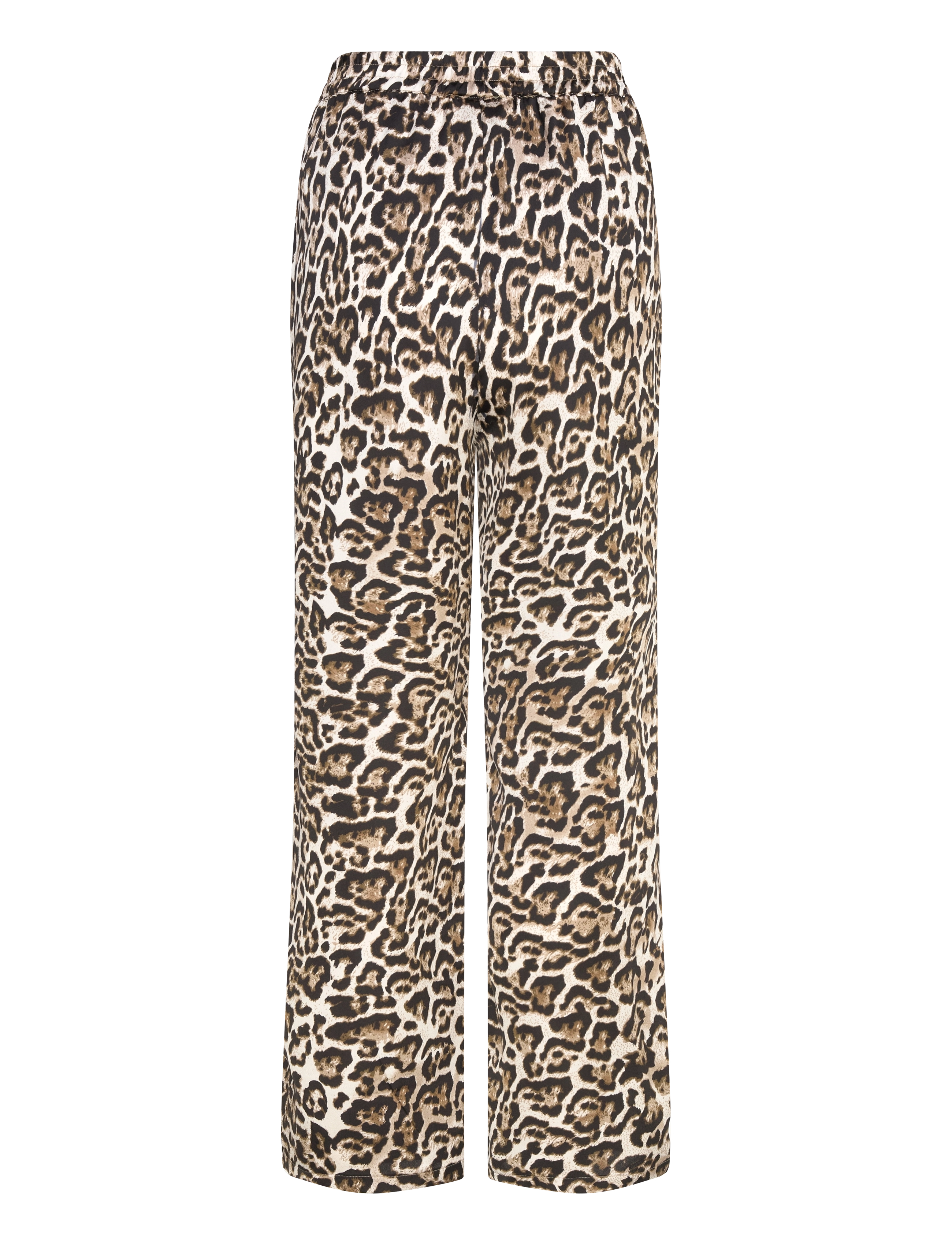 FREE/QUENT - FQSAMY-PANTS - leveälahkeiset housut - rainy day w. silver mink - 2