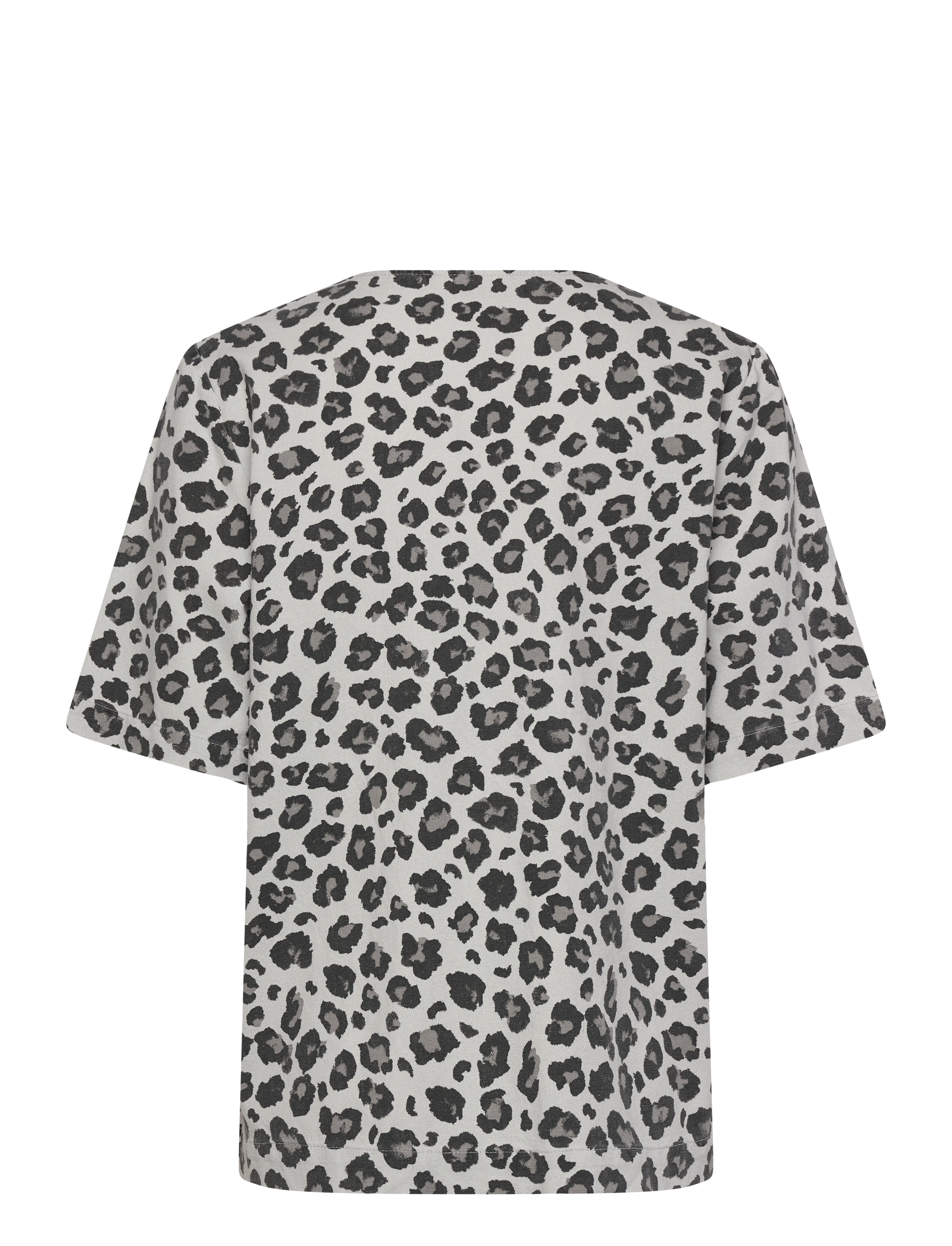 FREE/QUENT - Blouse  - t-shirts - high-rise w. black - 1
