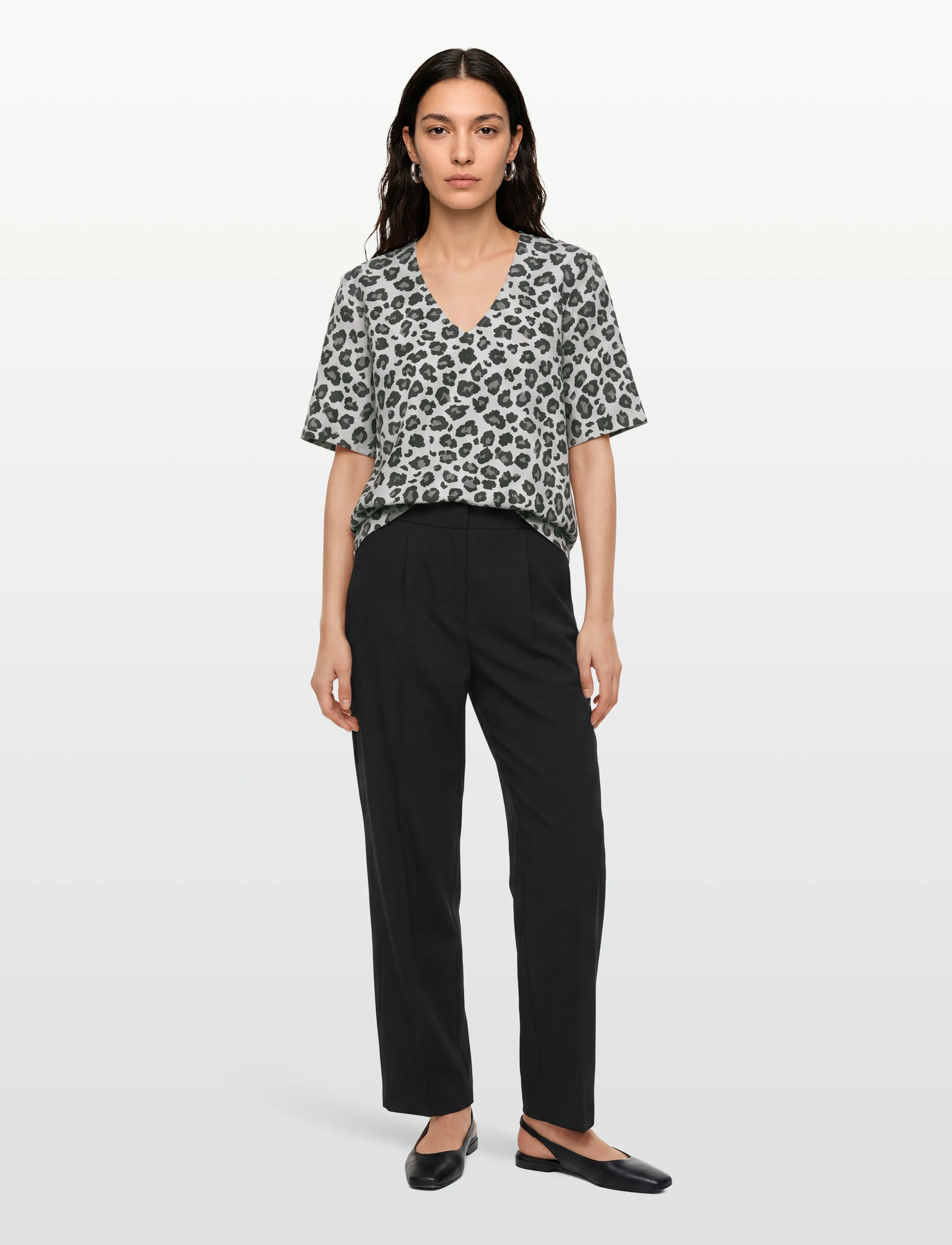 FREE/QUENT - Blouse  - madalaimad hinnad - high-rise w. black - 0