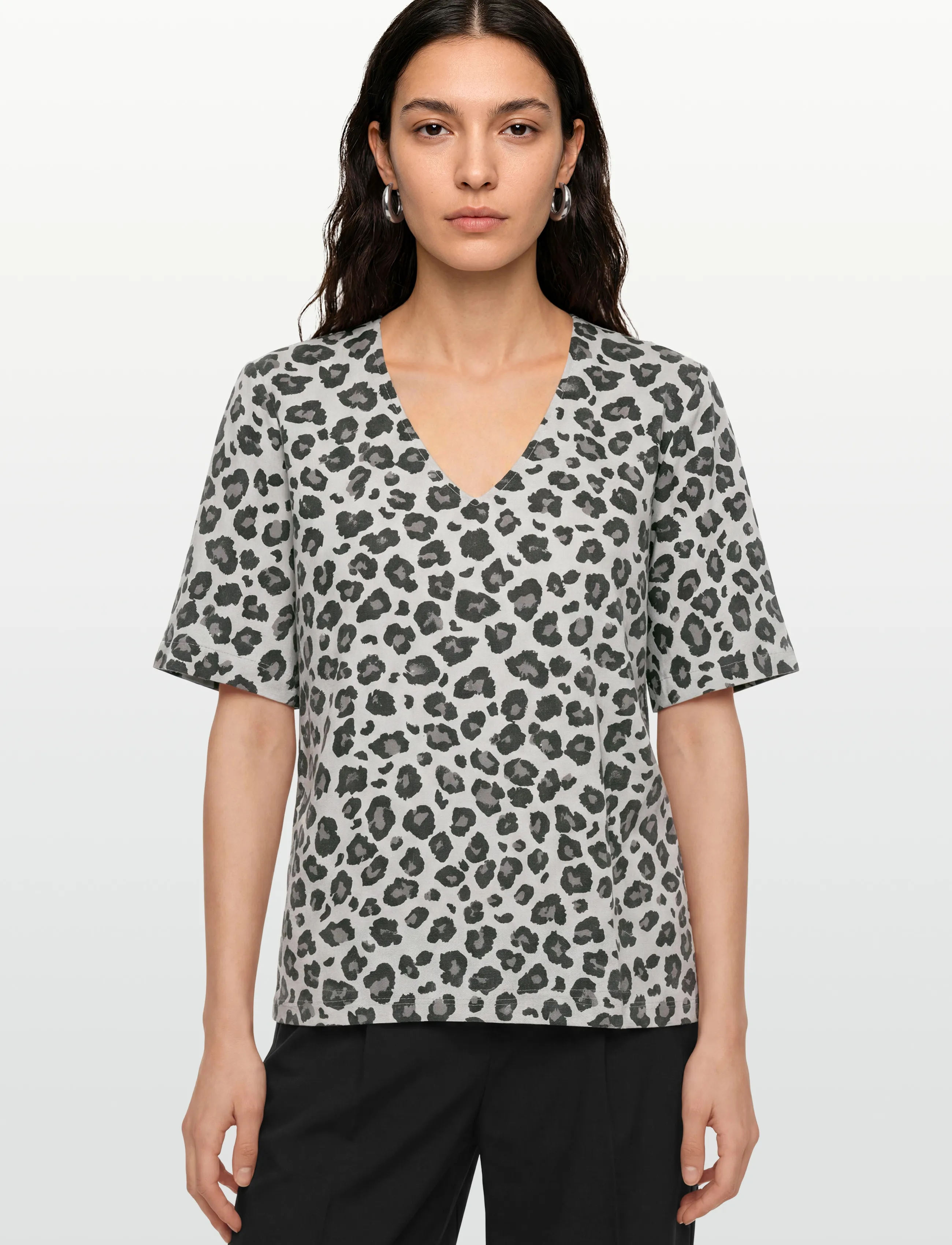 FREE/QUENT - Blouse  - madalaimad hinnad - high-rise w. black - 3