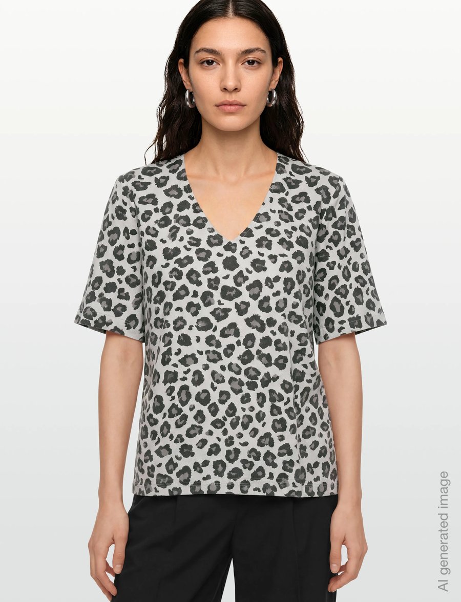 FREE/QUENT - Blouse - t-shirts - high-rise w. black - 3