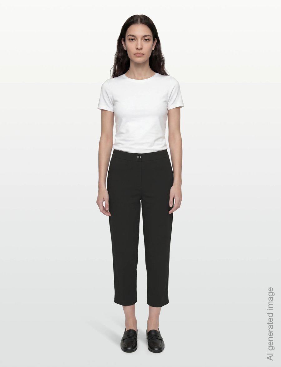FREE/QUENT - FQSWIFT-PANTS - capri bukser - black - 0
