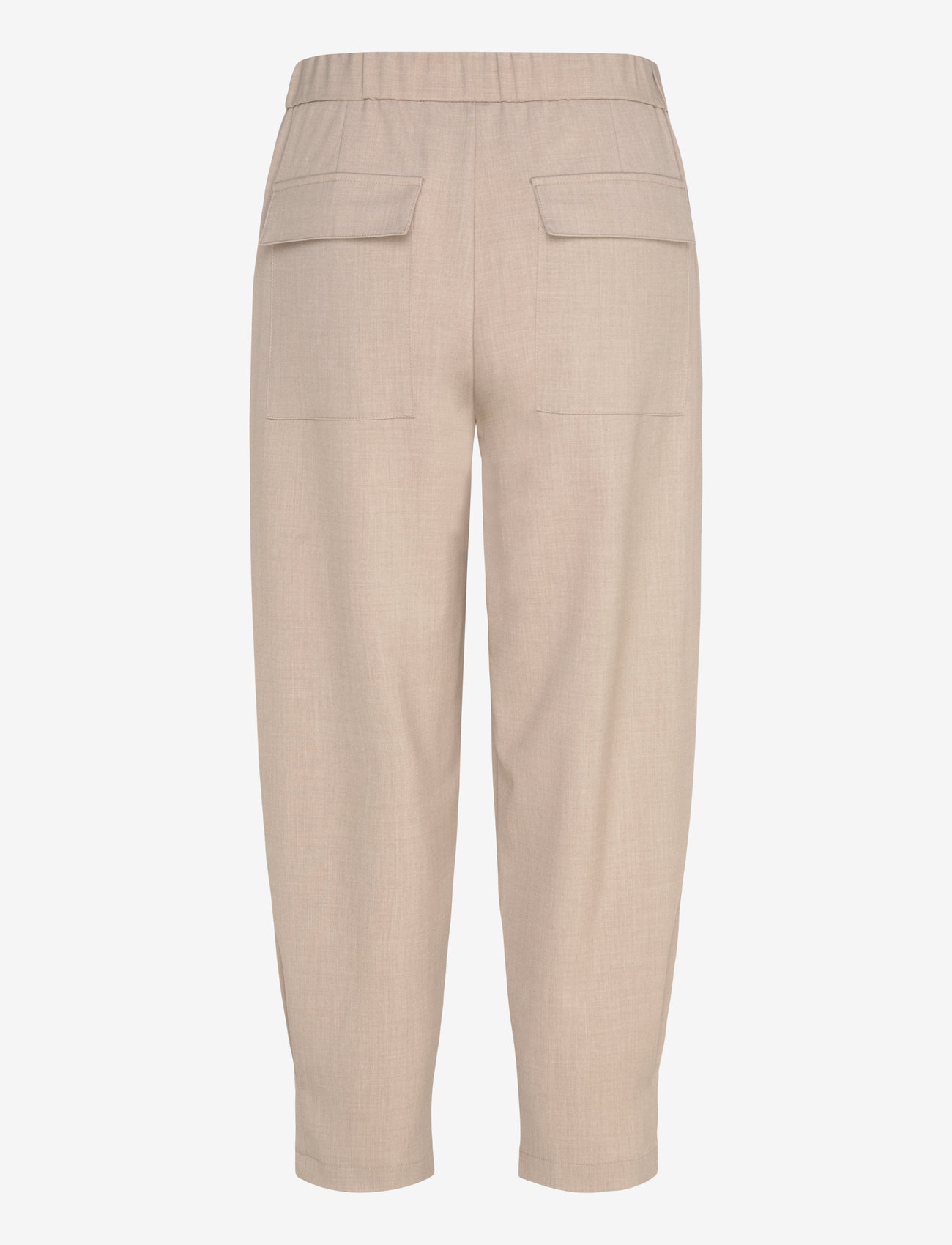 FREE/QUENT - FQSWIFT-PANTS - capri bukser - simply taupe mel. - 1