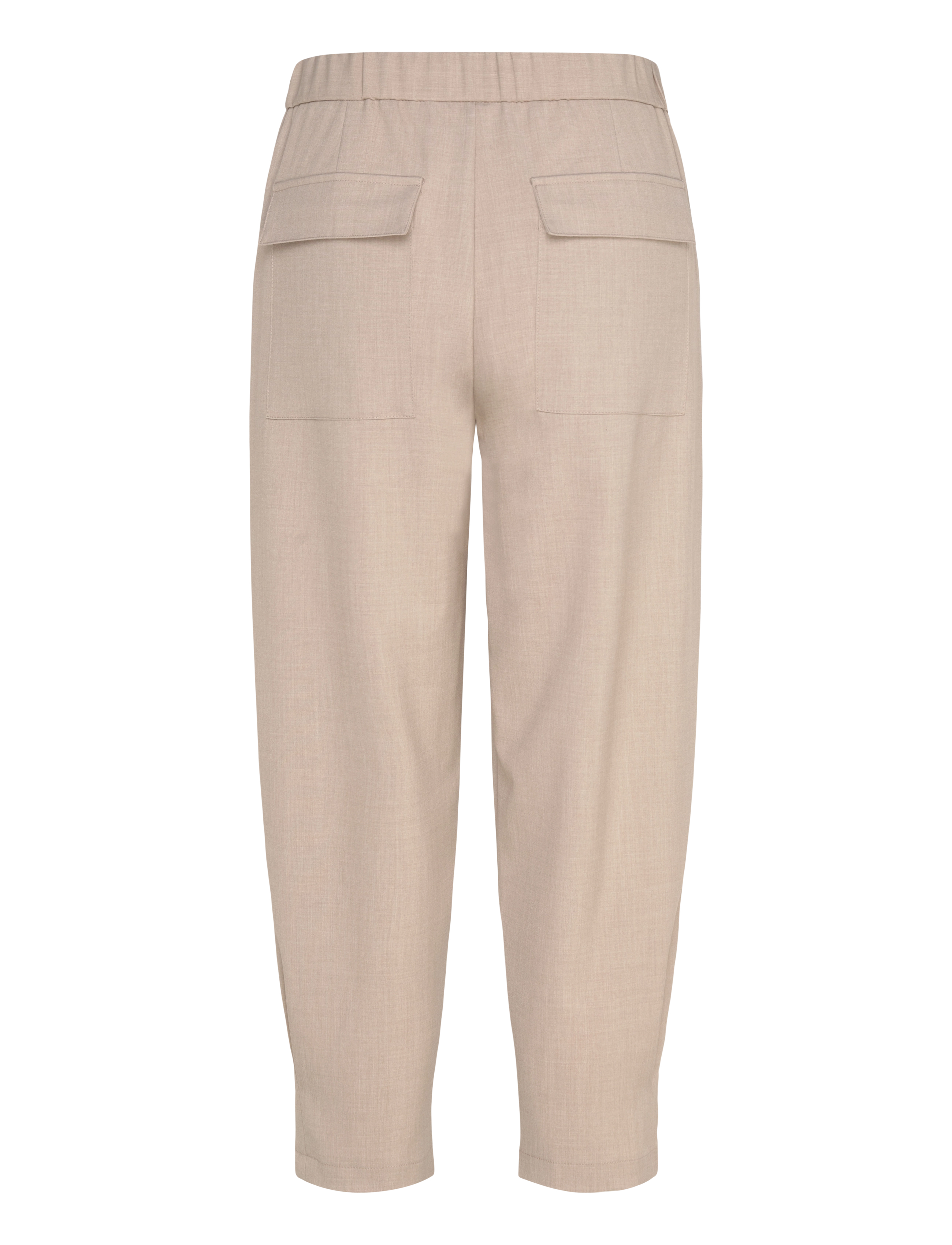 FREE/QUENT - FQSWIFT-PANTS - capri byxor - simply taupe mel. - 2