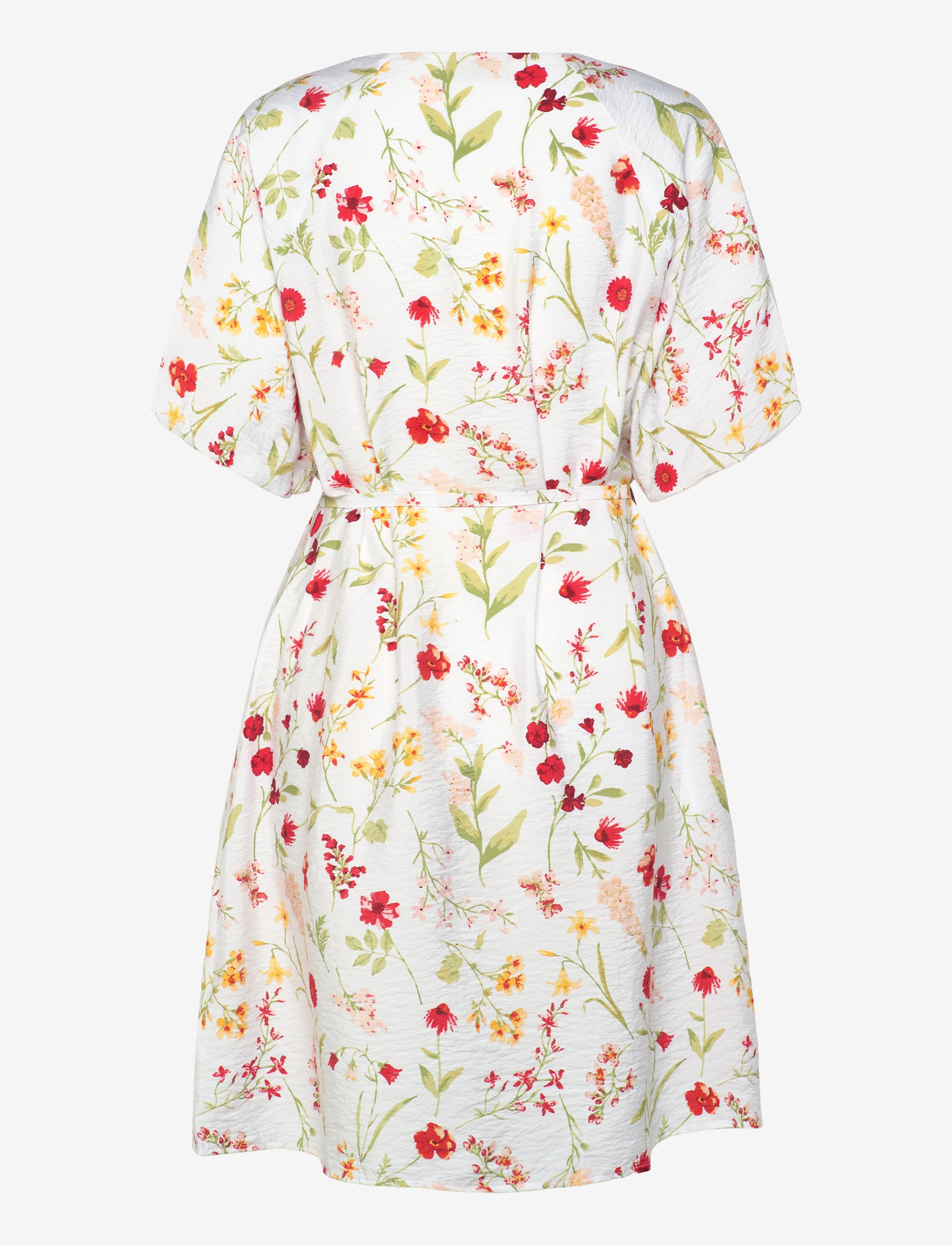 FREE/QUENT - Dress  - brilliant white w. hot coral - 2