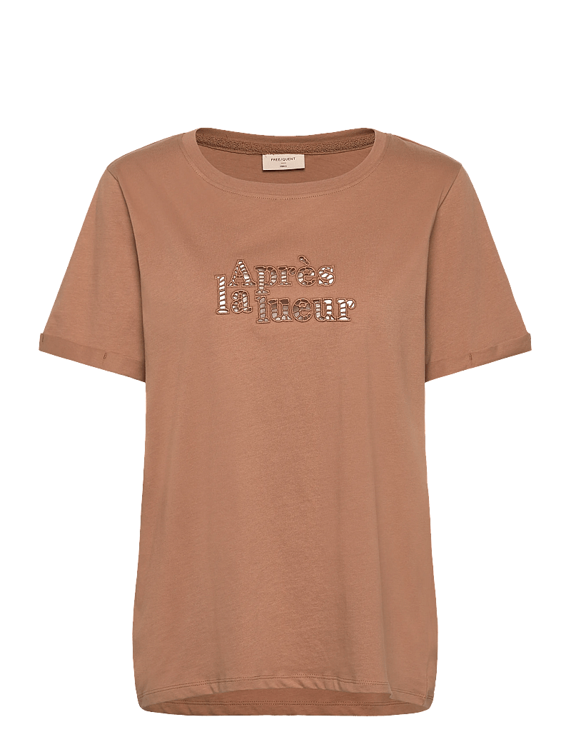 FREE/QUENT - T-shirt - t-shirts - burro - 1