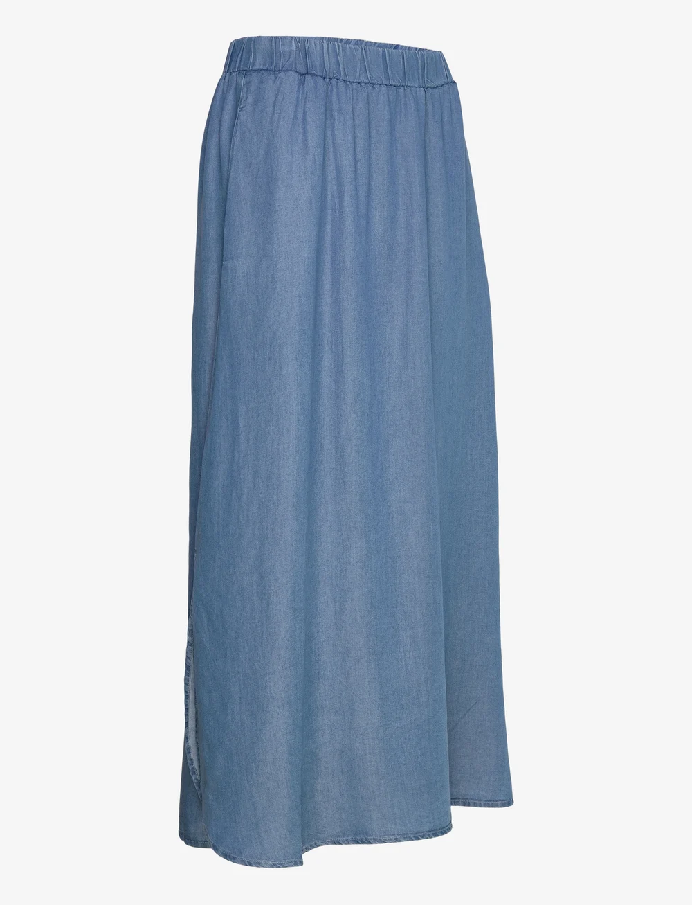 FREE/QUENT - FQCARLY-SKIRT - midi-röcke - medium blue denim - 3