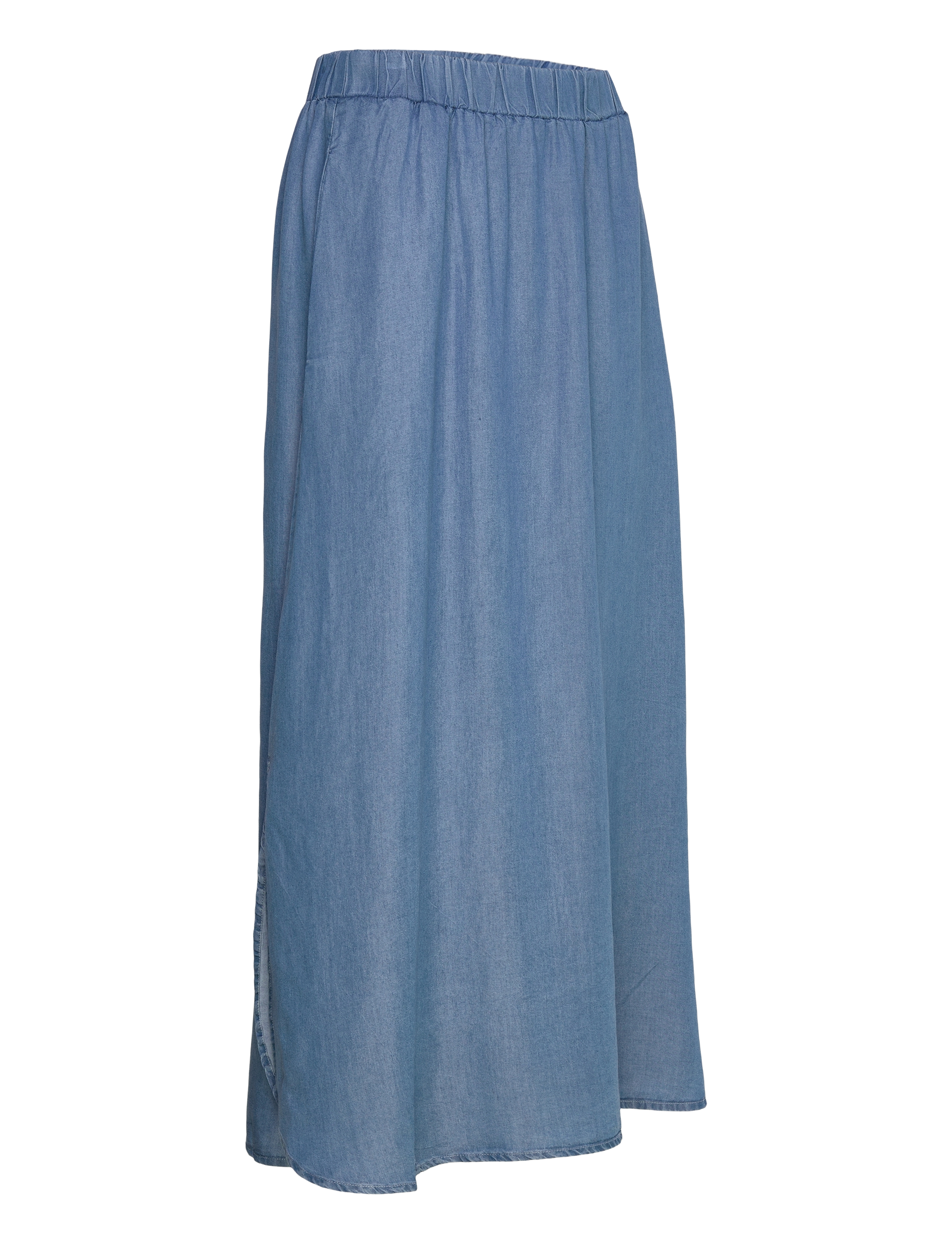 FREE/QUENT - FQCARLY-SKIRT - midi-röcke - medium blue denim - 3