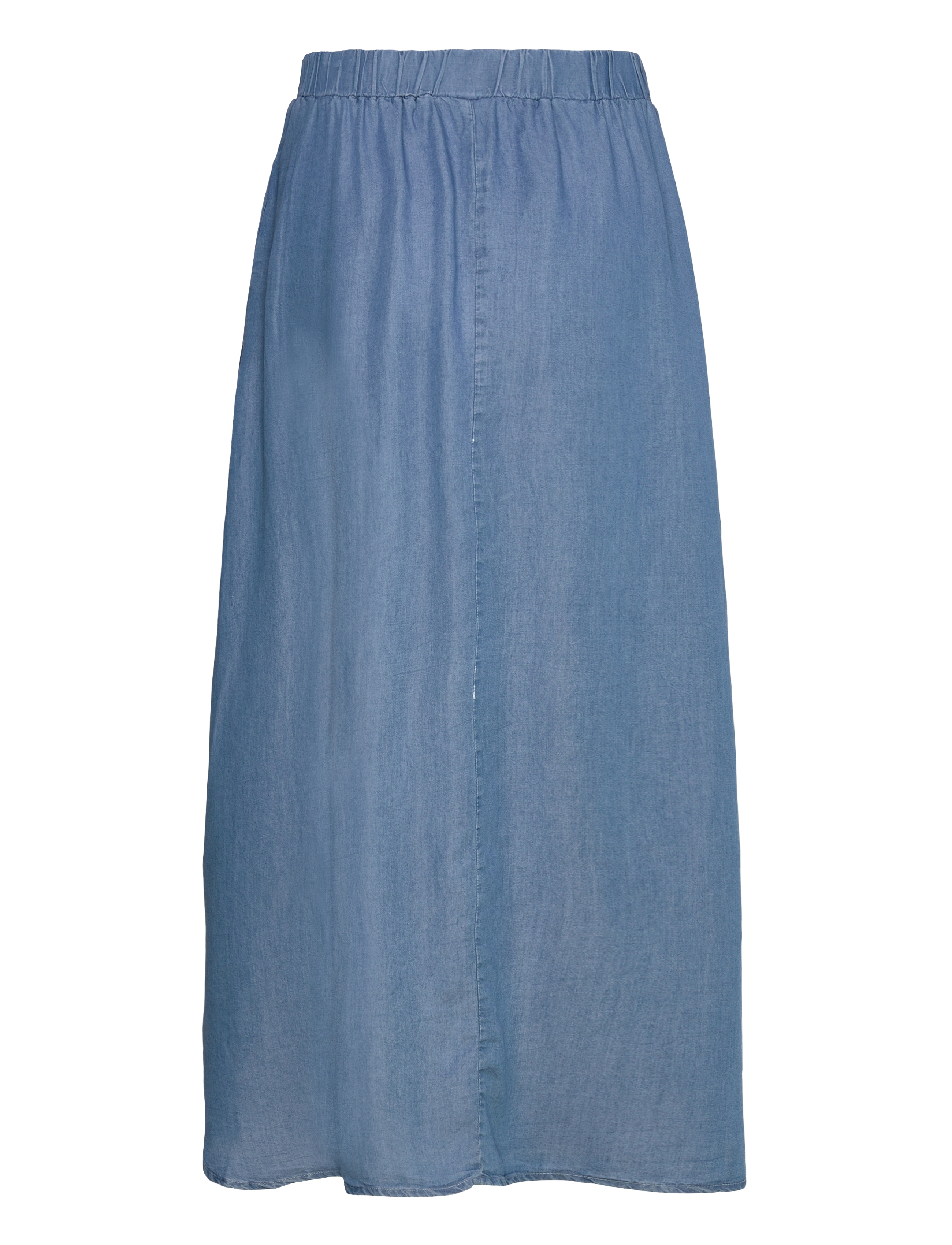 FREE/QUENT - FQCARLY-SKIRT - midi-röcke - medium blue denim - 4