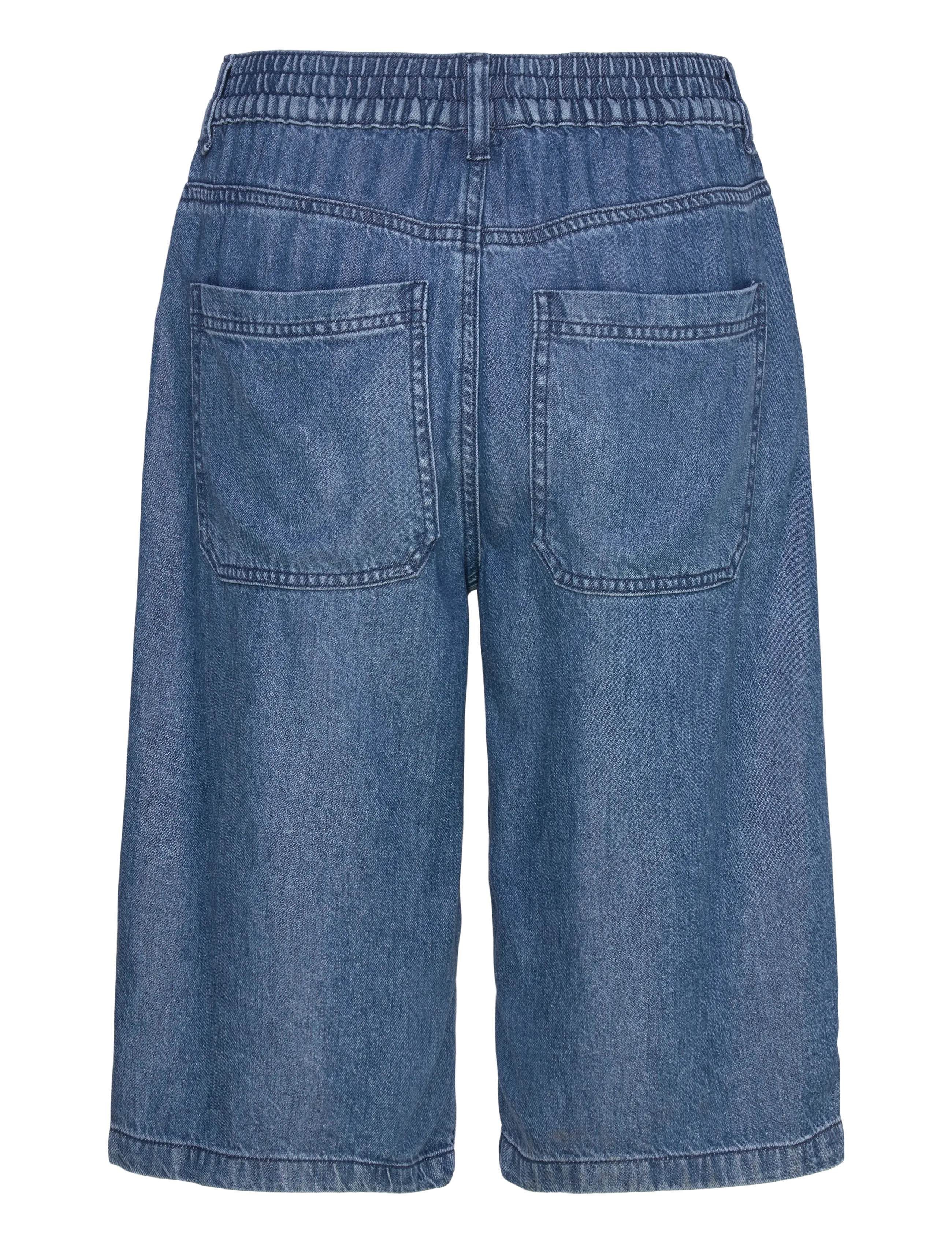 FREE/QUENT - Shorts from Freequent in a soft denim. The shorts are a classic 5-pocket model w - medium blue denim - 2
