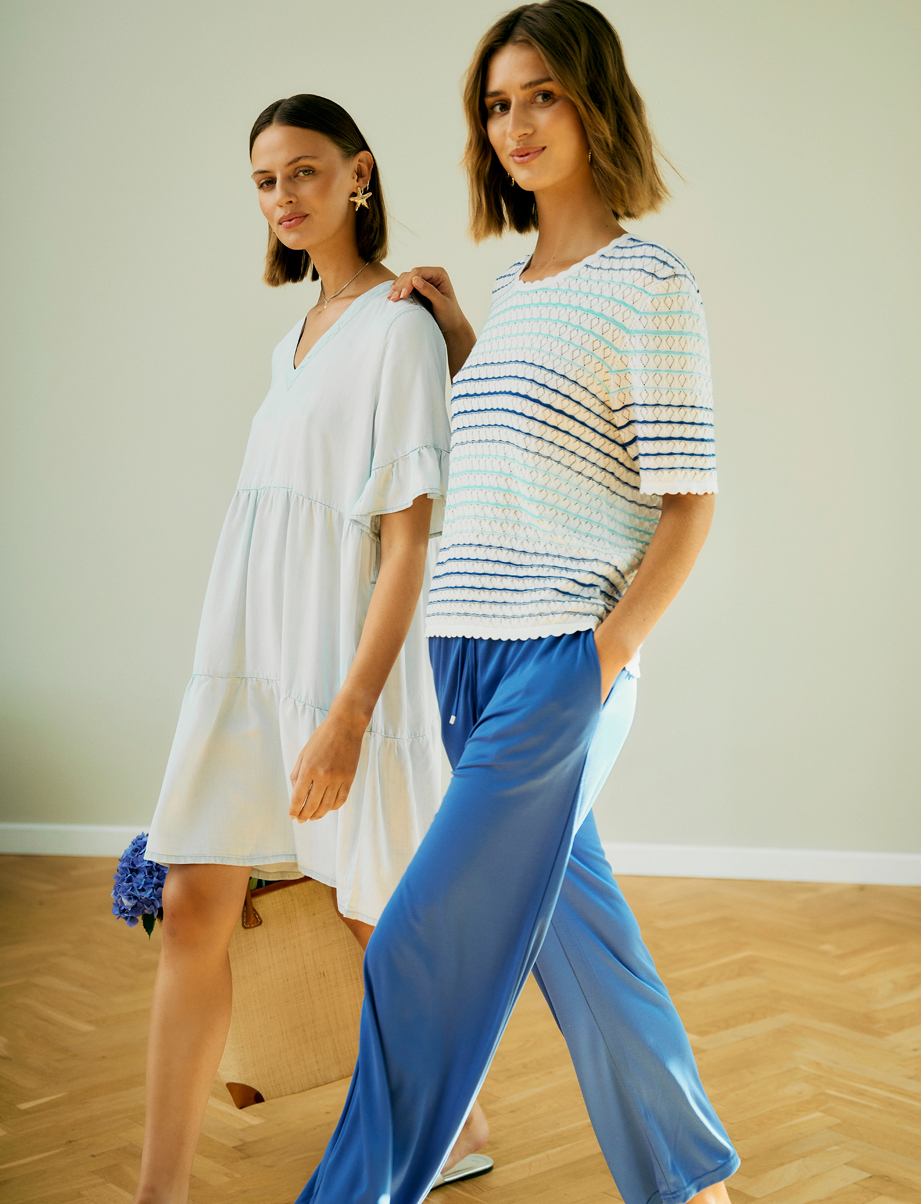 FREE/QUENT Pants From Freequent In A Soft Material. The Have Simple Silhouette With, XS, Unterteile, Weiß - Sweatpants, Frauen