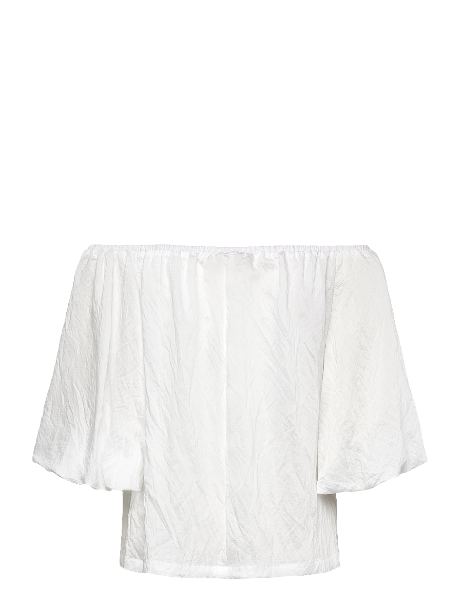 FREE/QUENT - Off-shoulder blouse - palaidinės trumpomis rankovėmis - star off-white - 2