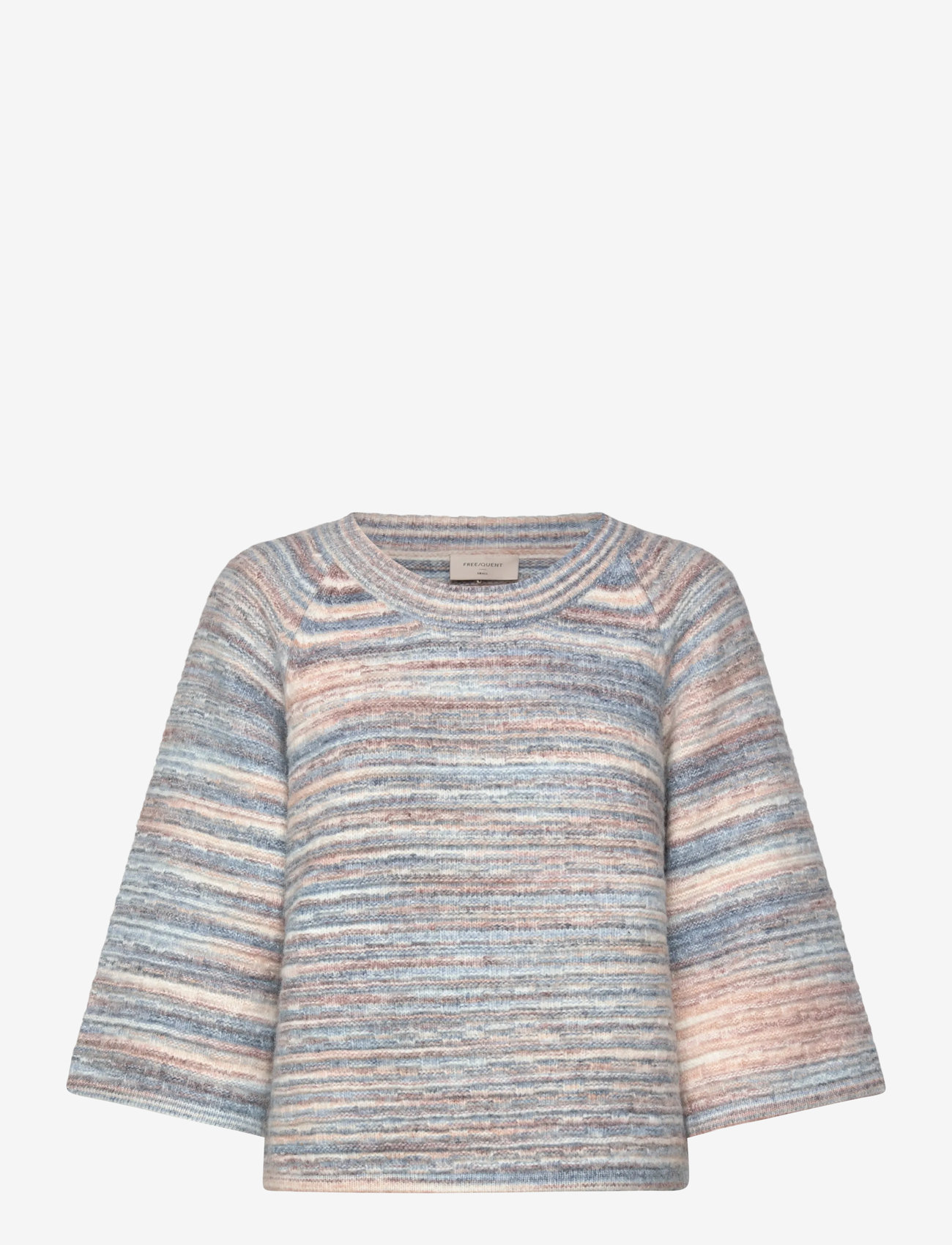 FREE/QUENT - FQGRSCLAS-PULLOVER - efterårstøj - star off-white w. baby blue - 0