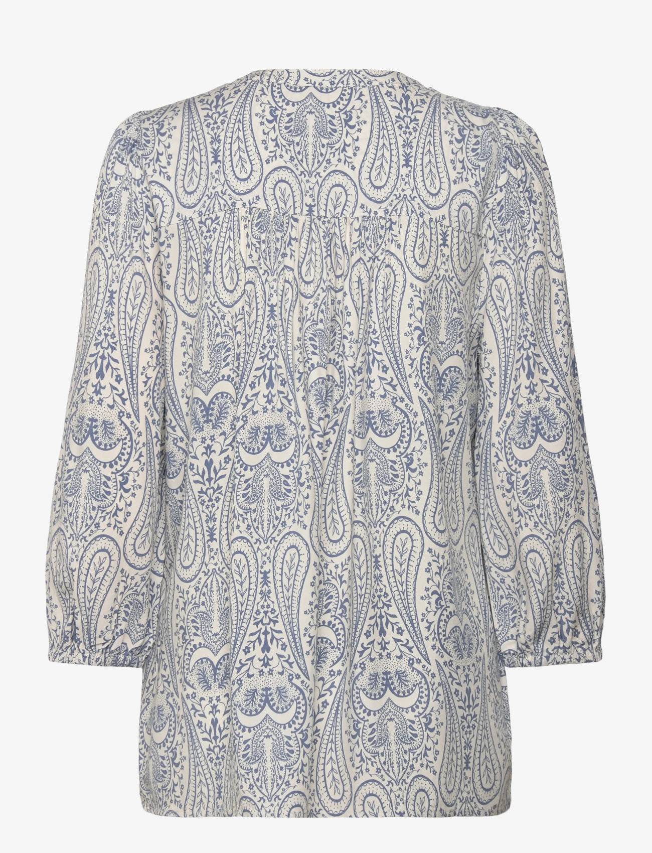 FREE/QUENT - Blouse - långärmade blusar - rainy day w. vintage indigo - 1