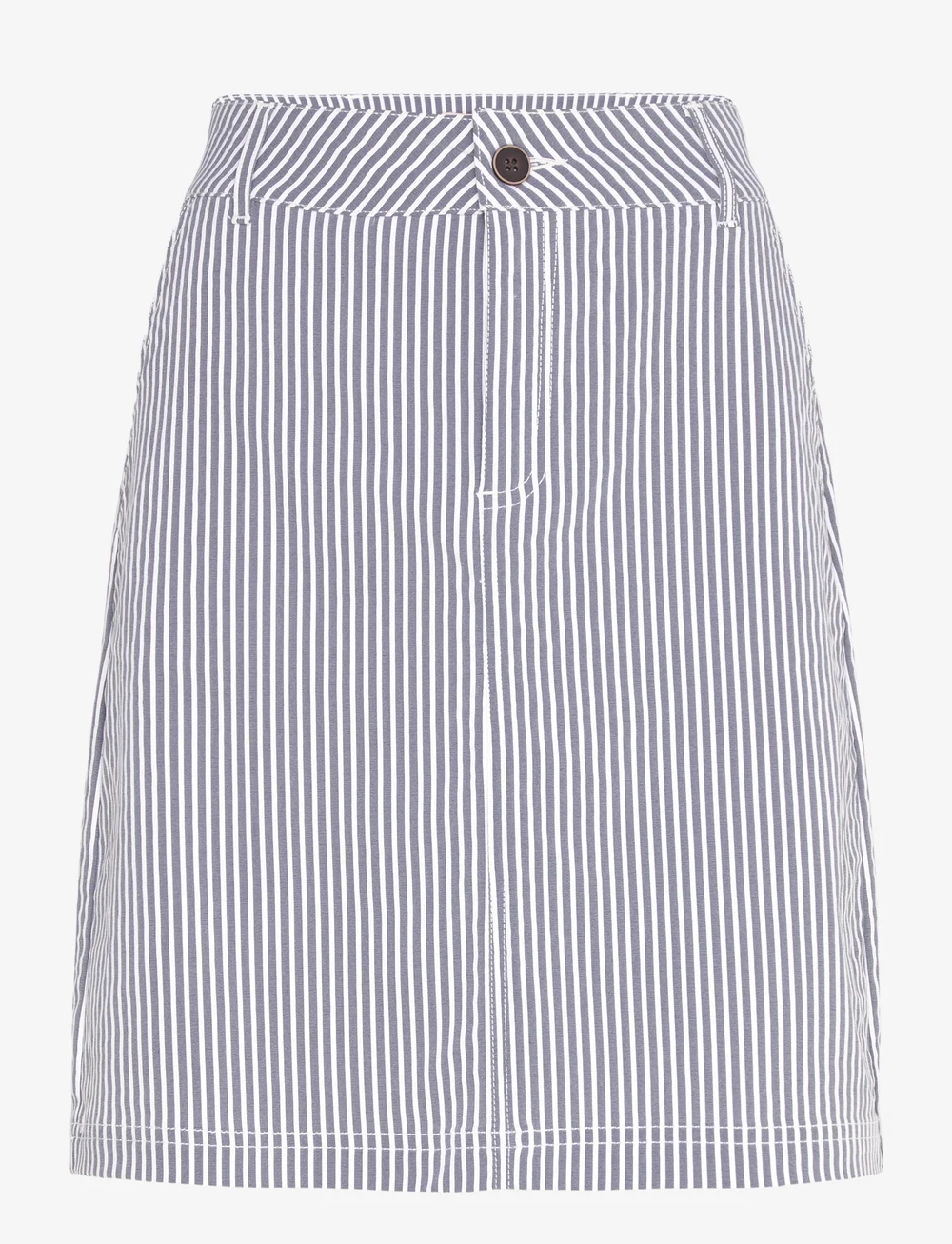 FREE/QUENT - Skirt - midiseelikud - navy blazer w. star off-white - 0