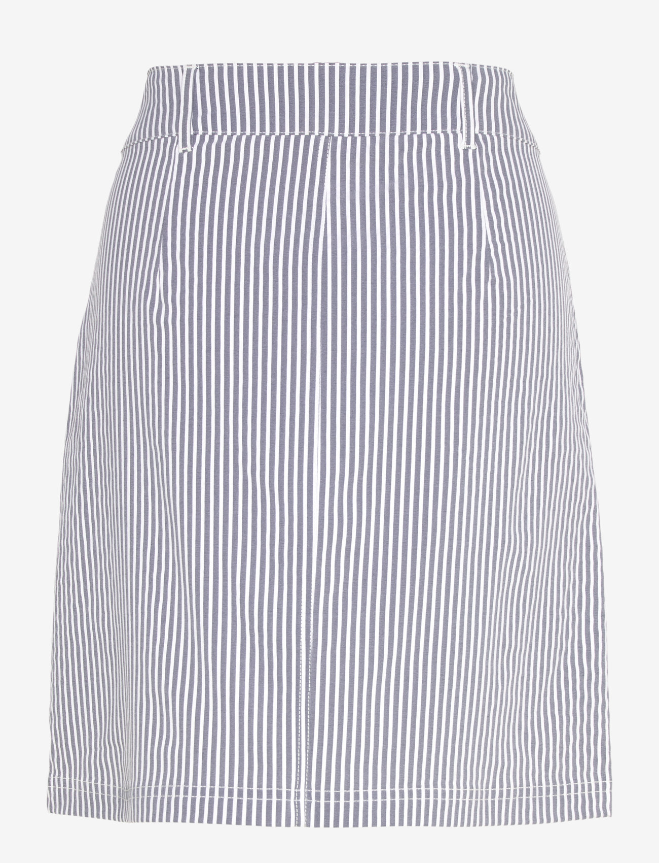 FREE/QUENT - Skirt  - midi nederdele - navy blazer w. star off-white - 1