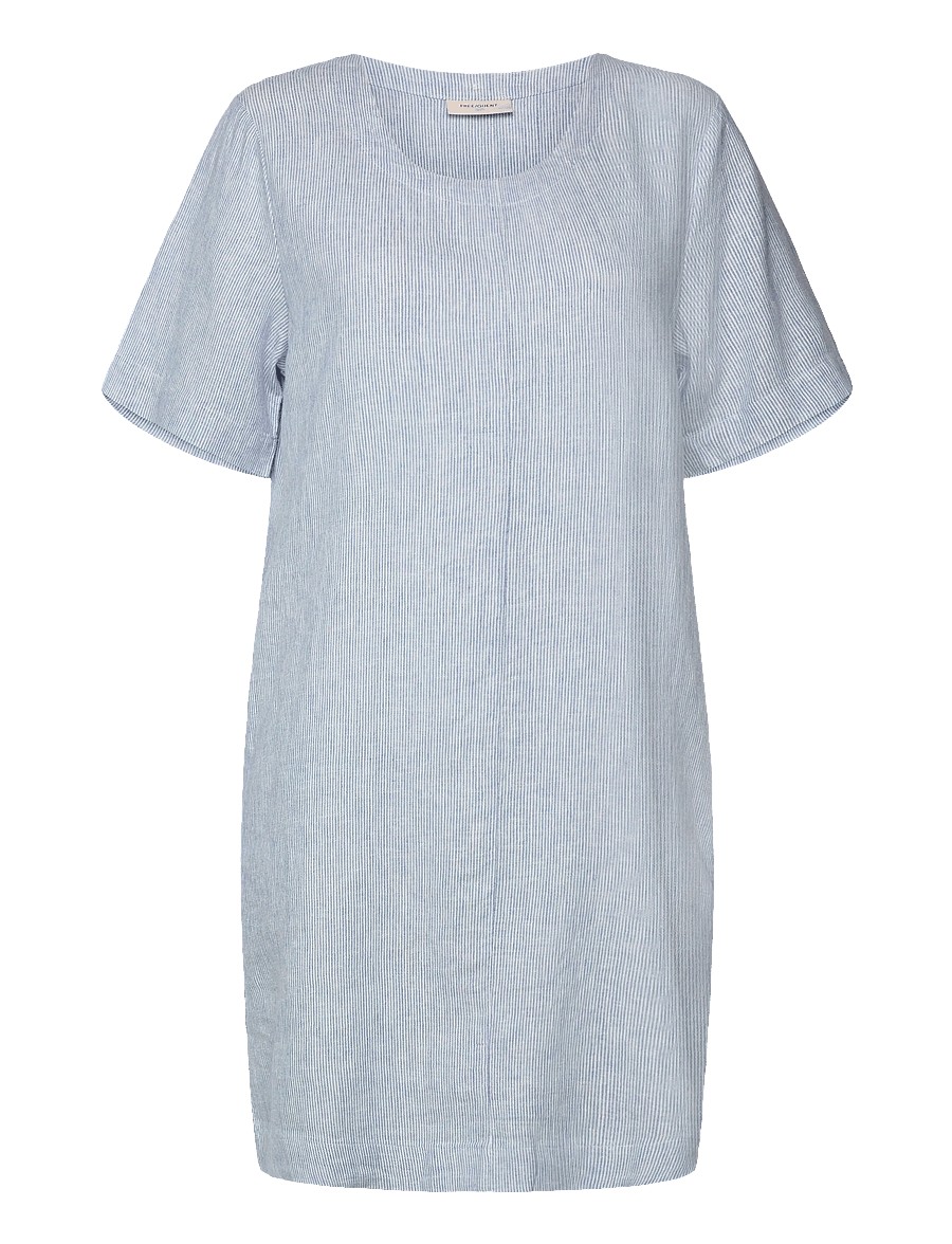 FREE/QUENT - FQLAVA-DRESS - t-shirtkjoler - ultramarine w. star off-white - 0