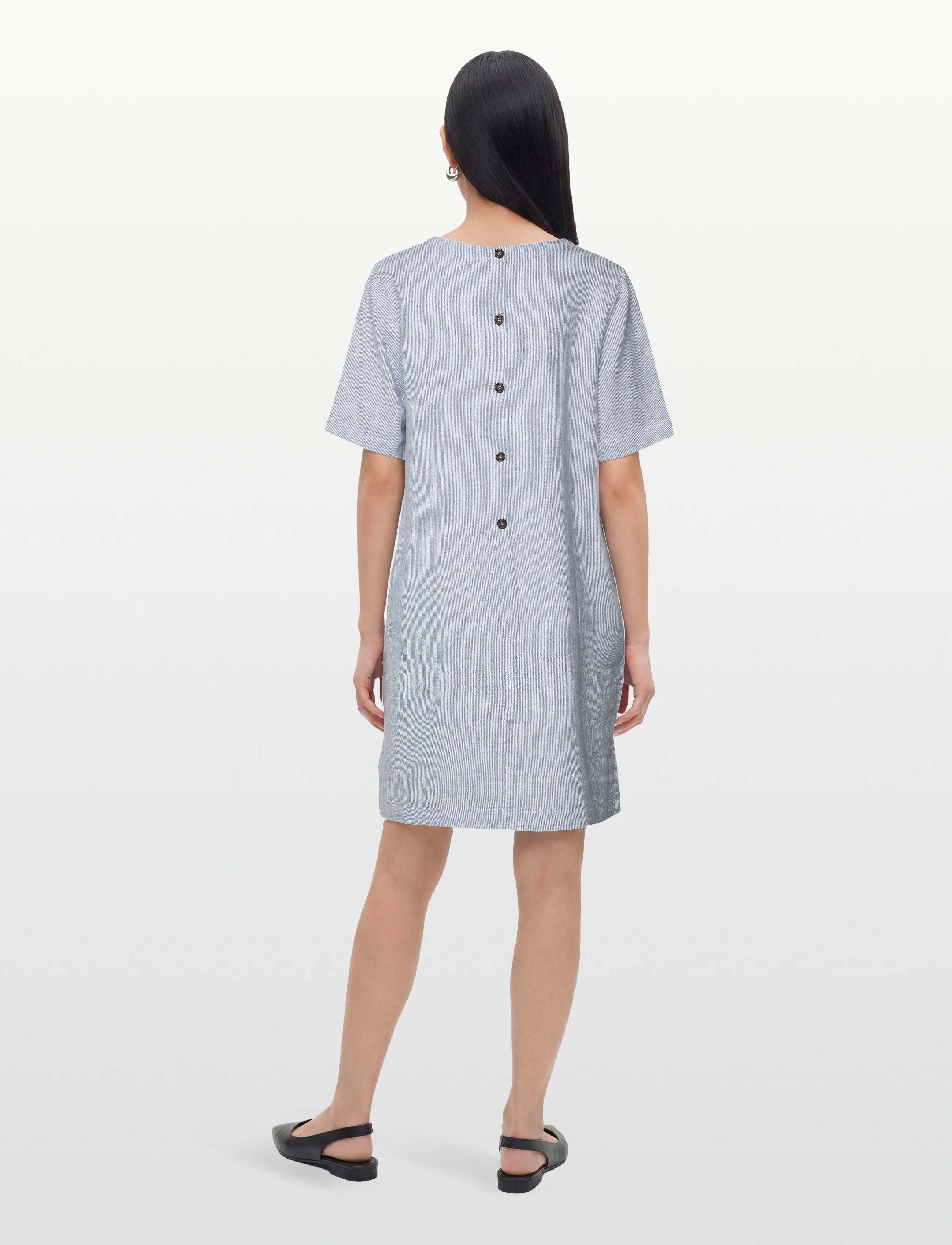 FREE/QUENT - FQLAVA-DRESS - t-shirt dresses - ultramarine w. star off-white - 4