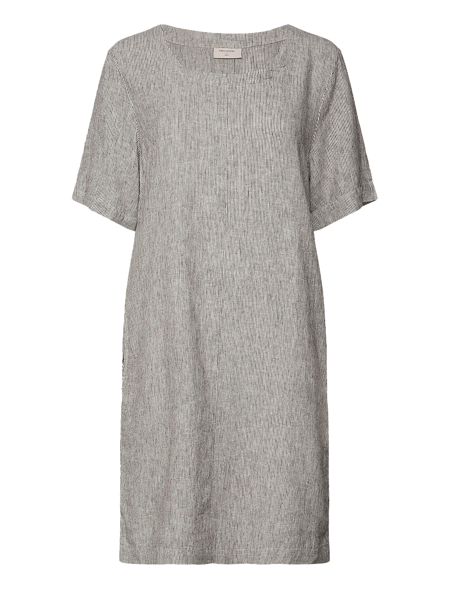 FREE/QUENT - FQLAVA-DRESS - t-shirtklänningar - coffee bean w. star off-white - 1