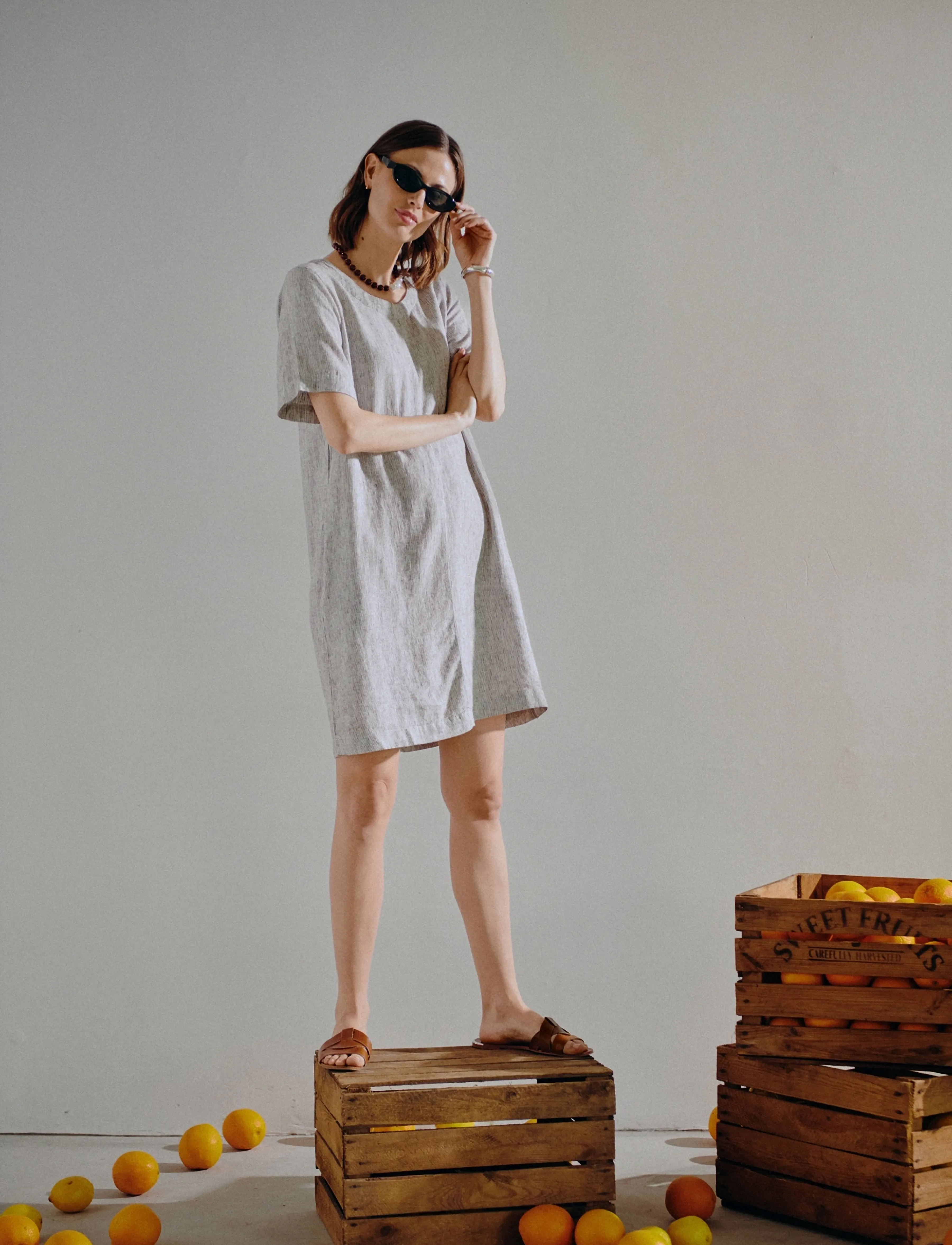 FREE/QUENT Fqlava-Dress, XS, Dresses, Braun - Short Dress, Frauen