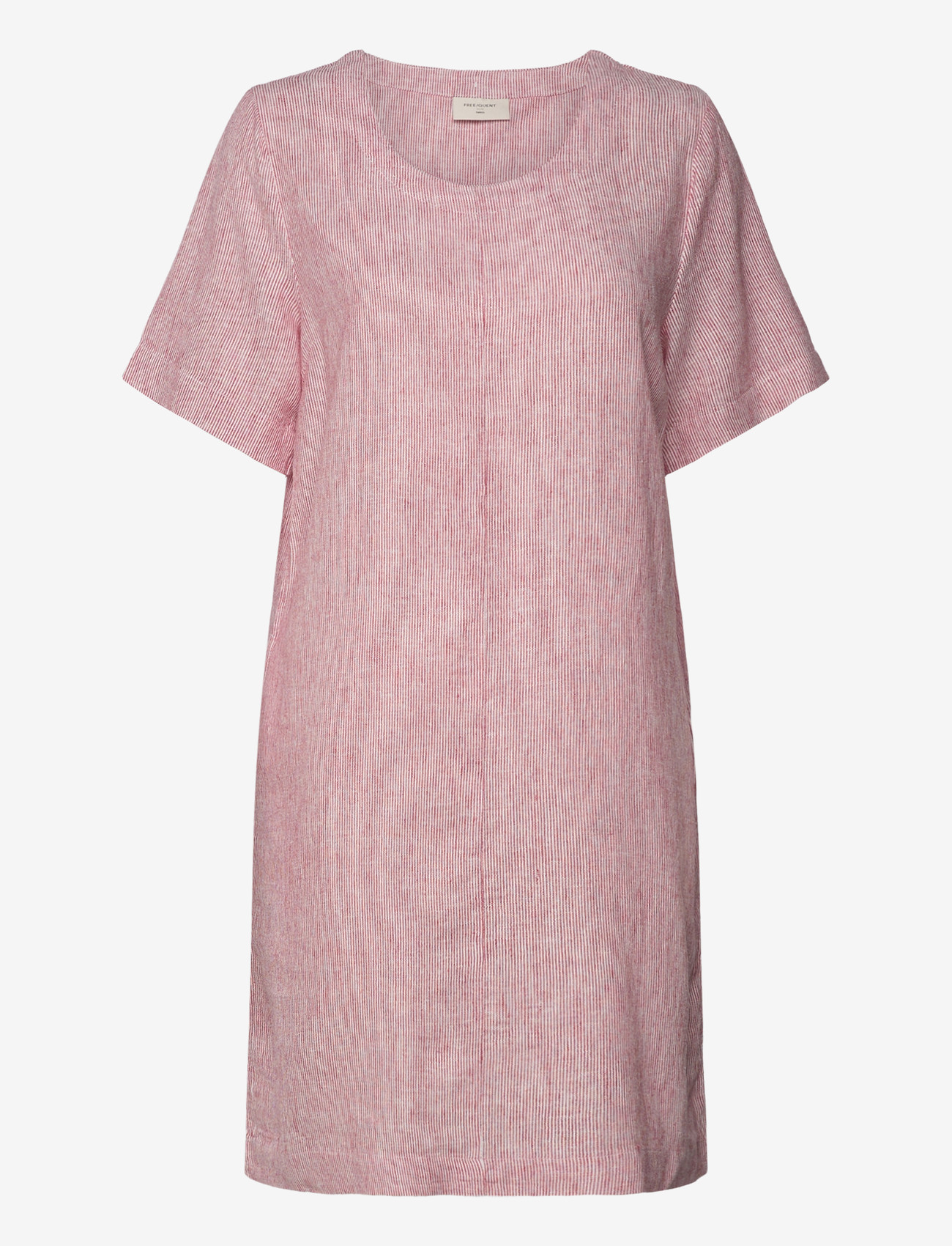 FREE/QUENT - FQLAVA-DRESS - t-shirtkjoler - true red w. star off-white - 0