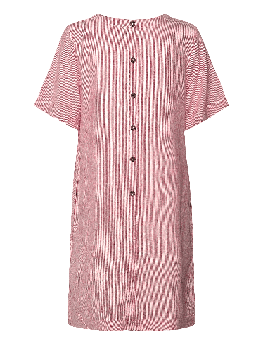 FREE/QUENT - FQLAVA-DRESS - sukienki koszulowe - true red w. star off-white - 1