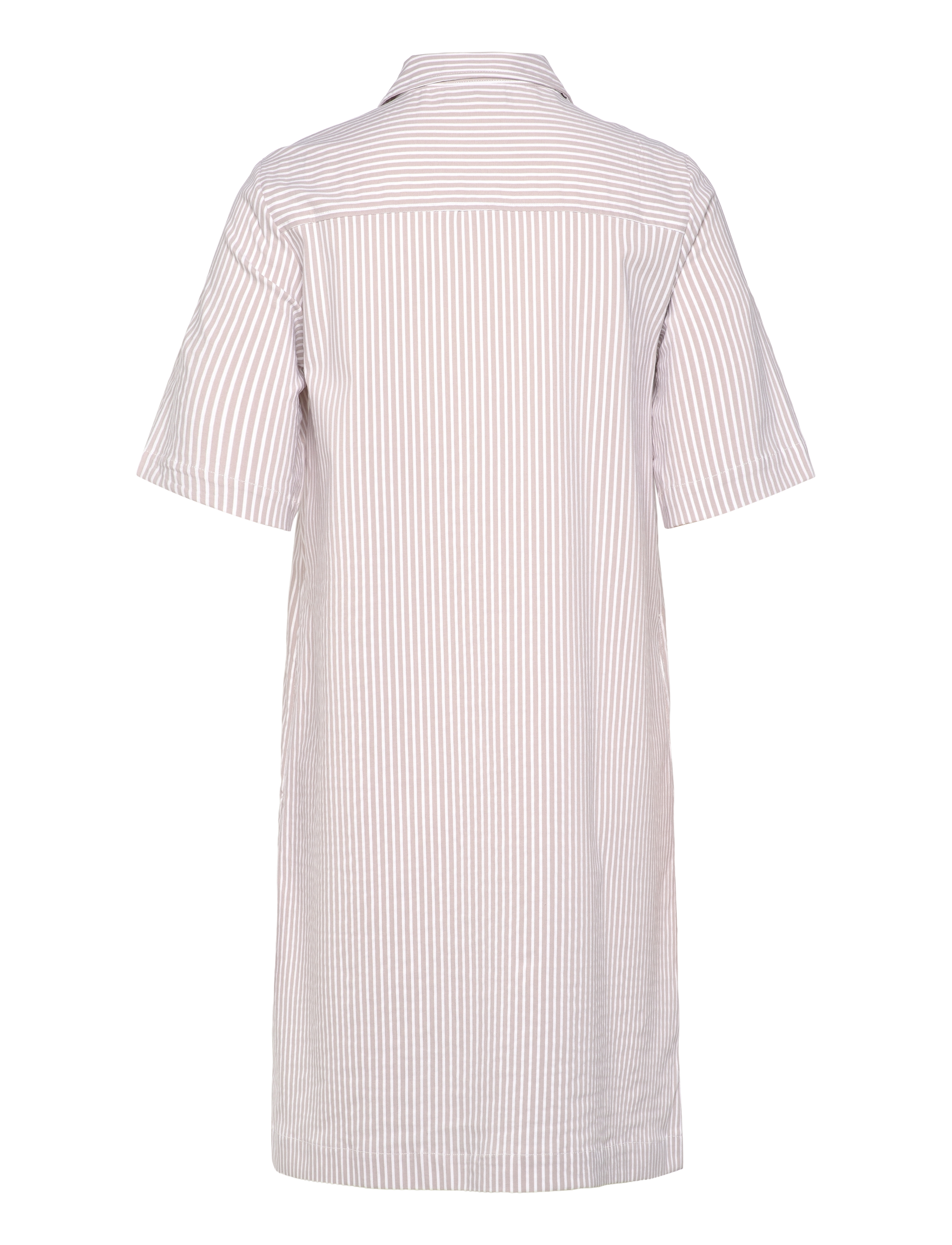 FREE/QUENT - Shirt dress  - hemdkleider - simply taupe w. star off-white - 1