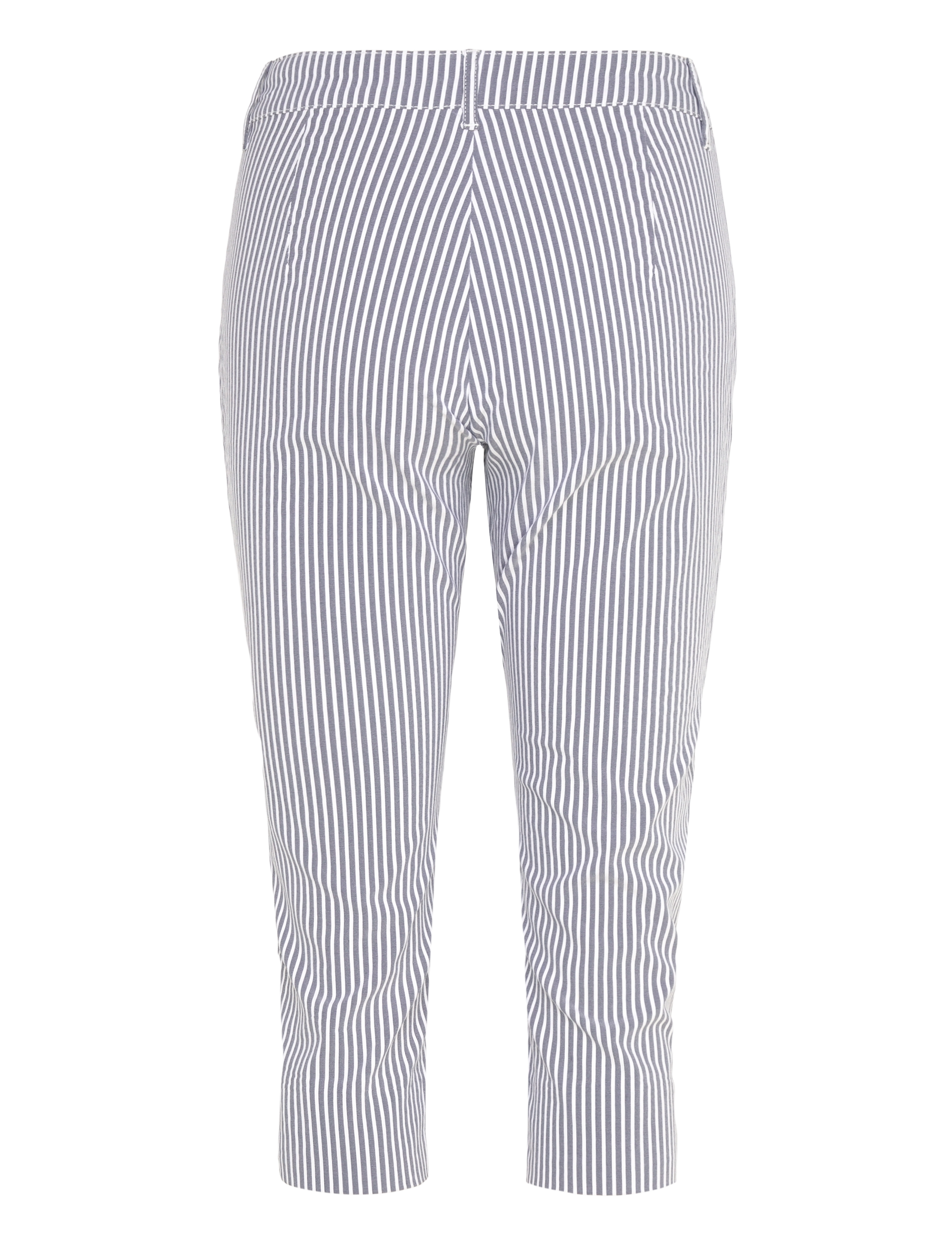 FREE/QUENT - Capri pants  - caprihose - navy blazer w. star off-white - 1